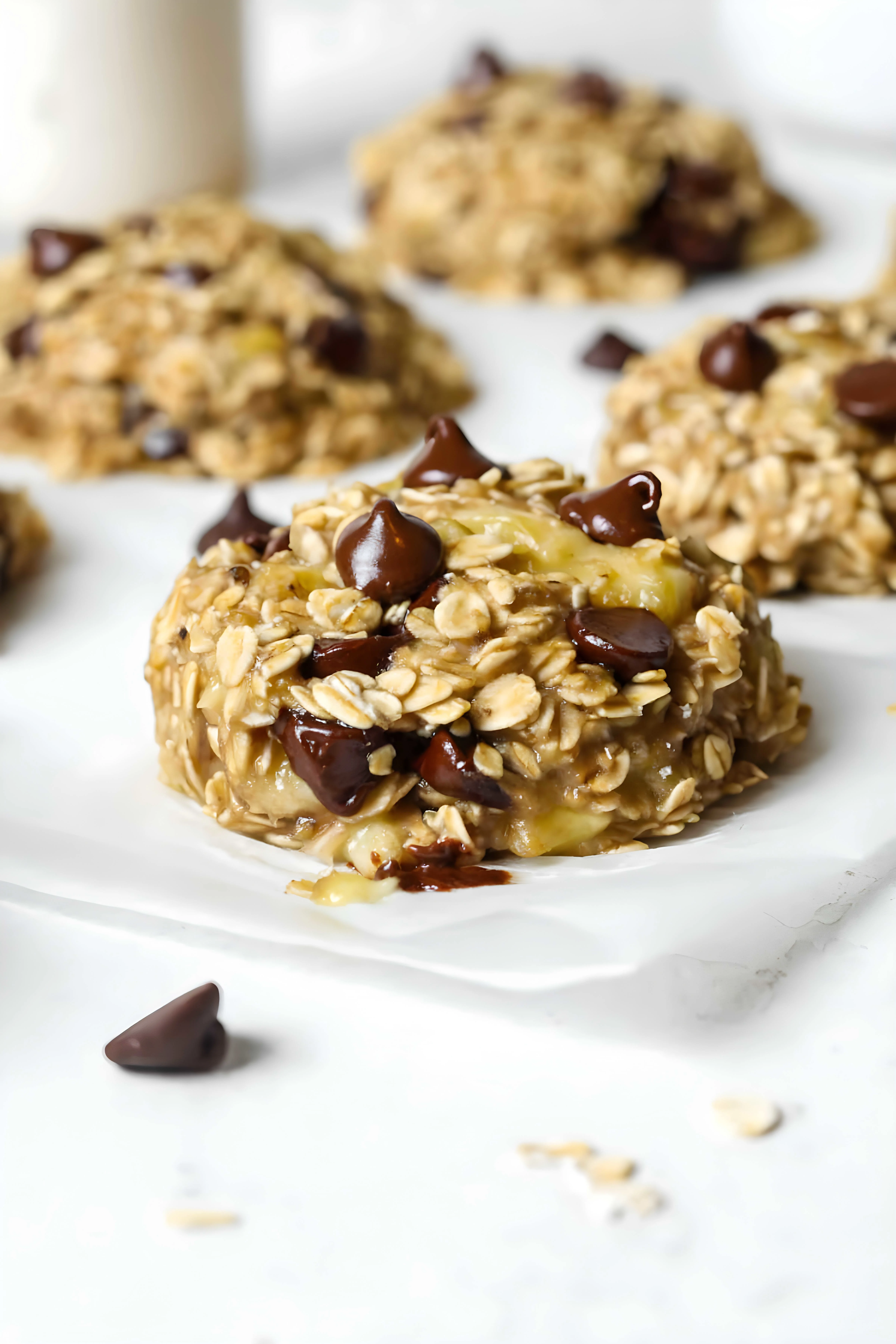 3 Ingredient Banana Oatmeal Cookies