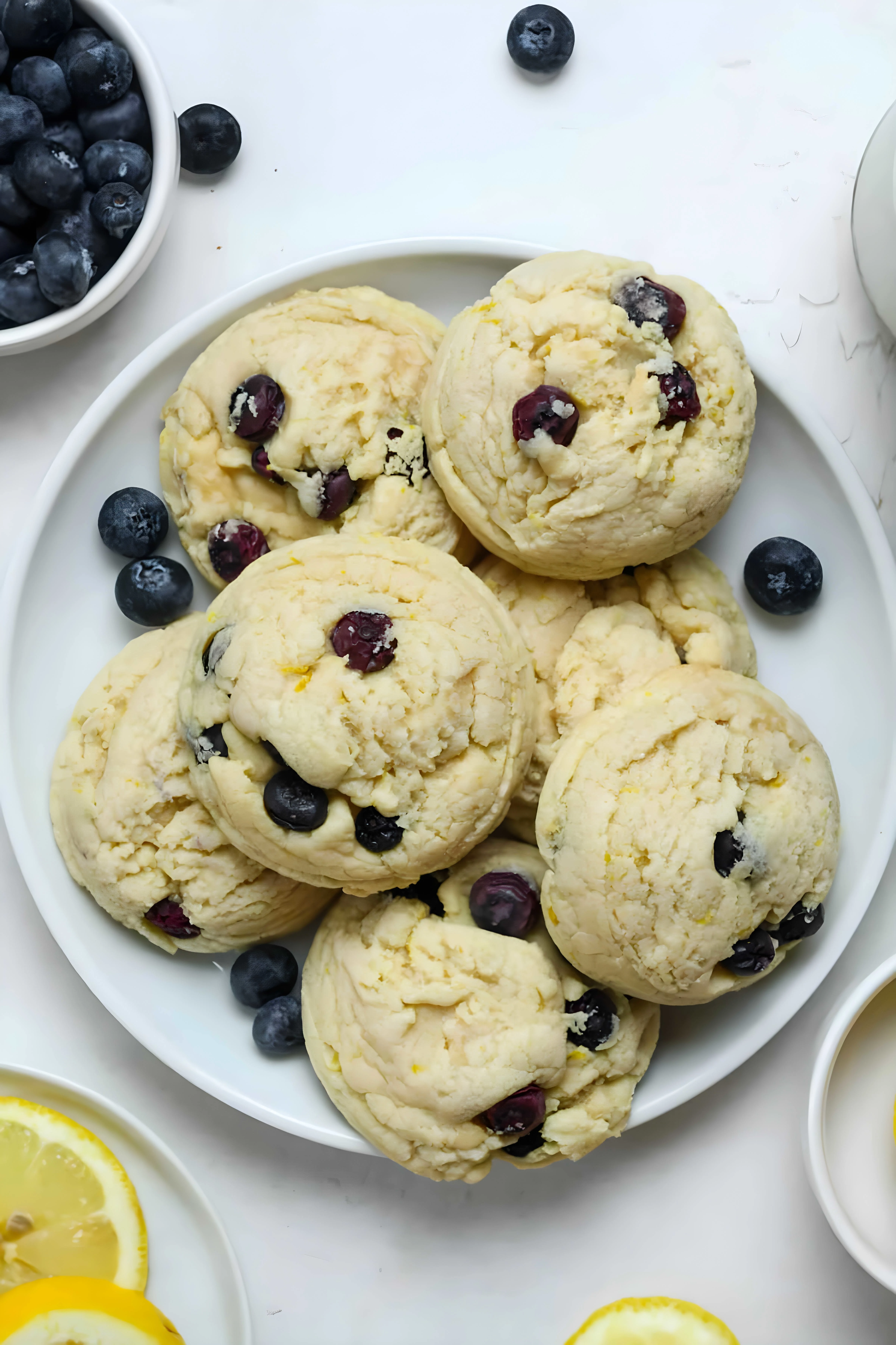 Lemon Blueberry Cookies