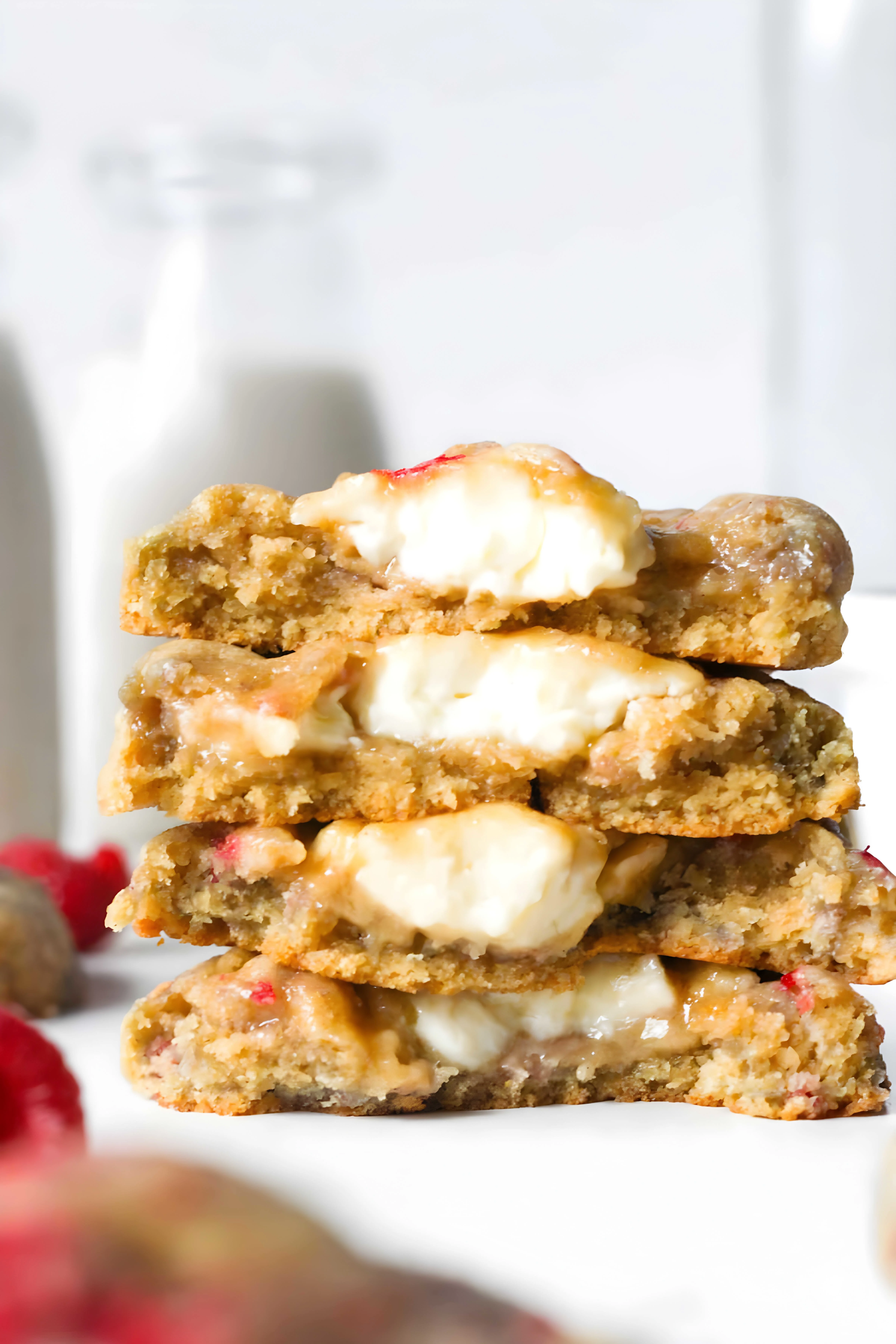 Raspberry Cheesecake Cookies