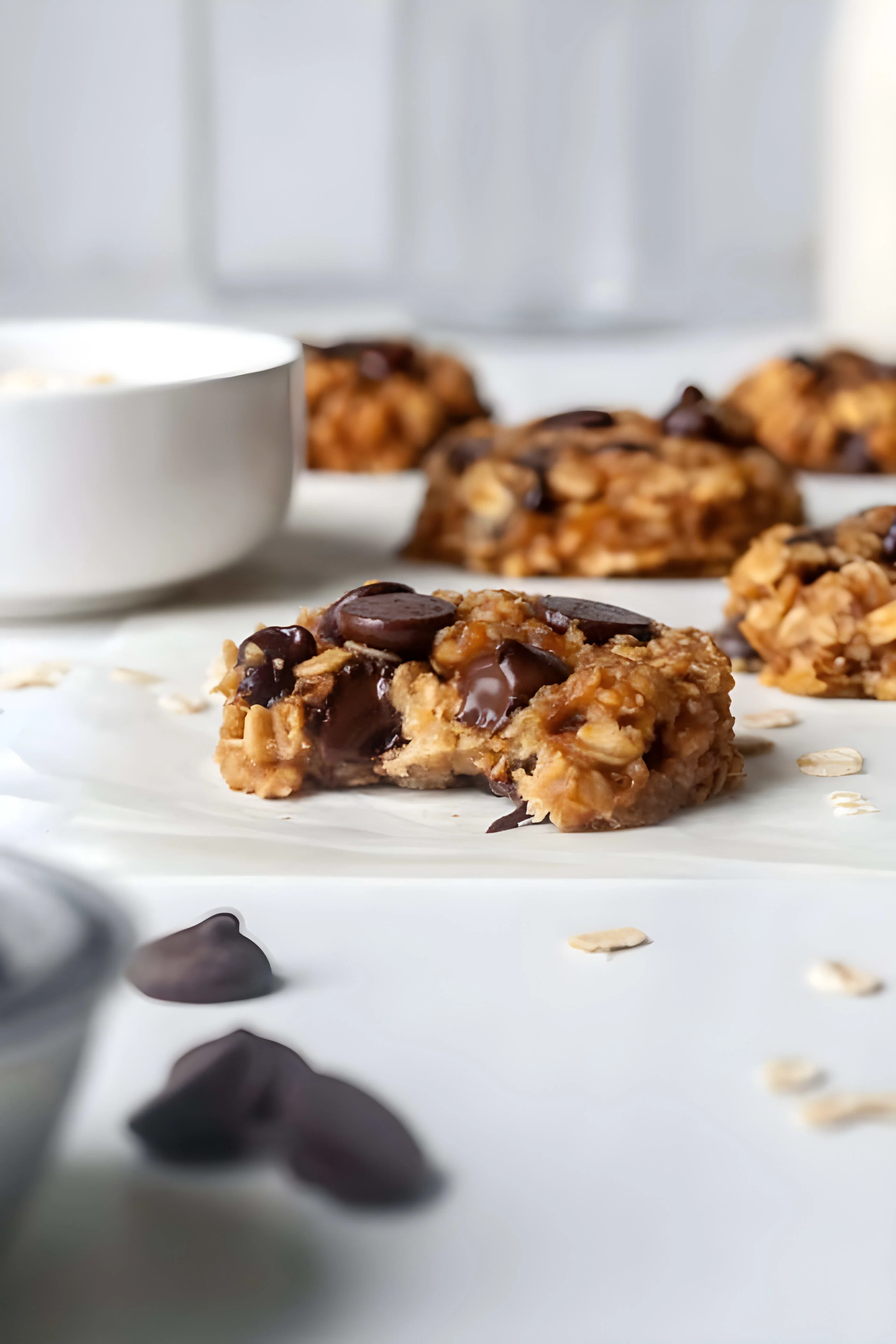 Banana Oatmeal Peanut Butter Cookies