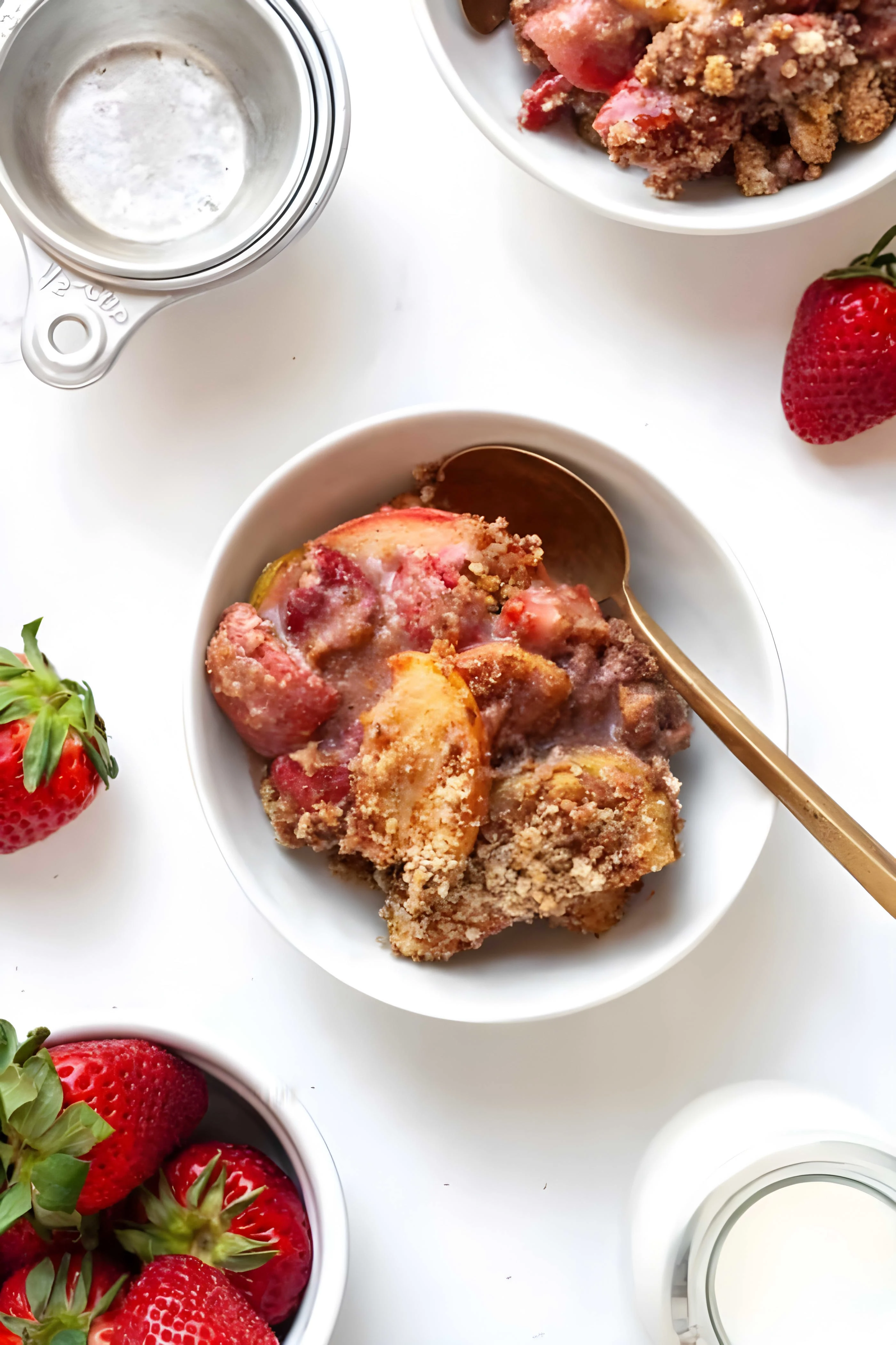 Apple Strawberry Crumble (Gluten Free)