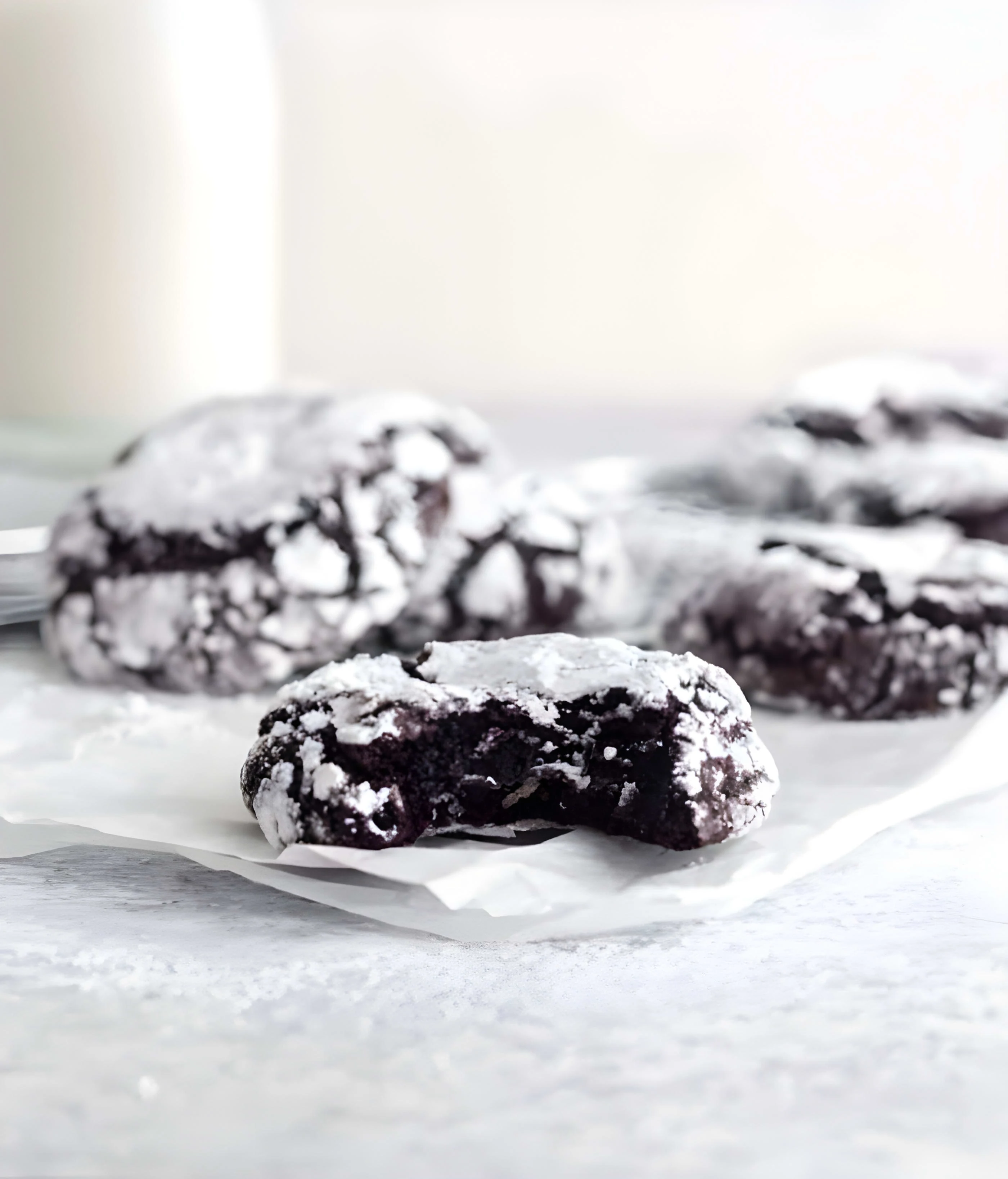 Gluten Free Chocolate Crinkle Cookies (Paleo)