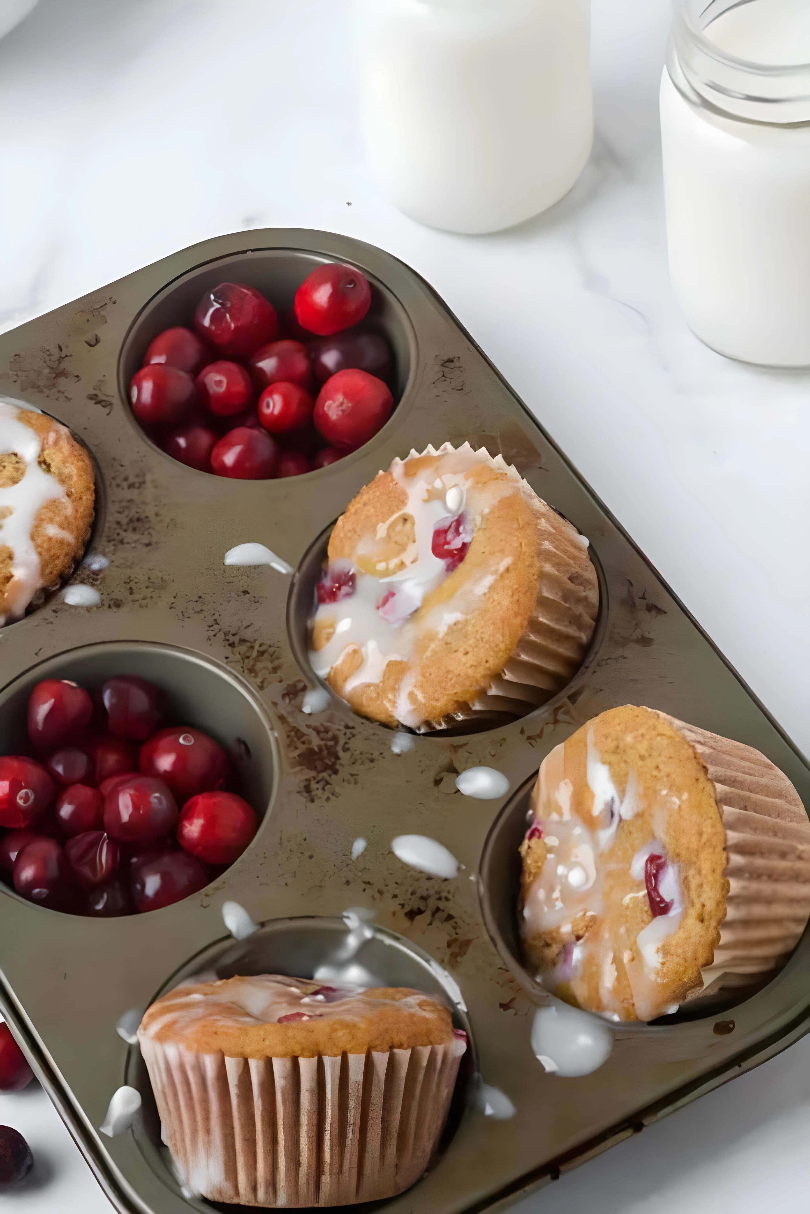 Paleo Orange Cranberry Muffins