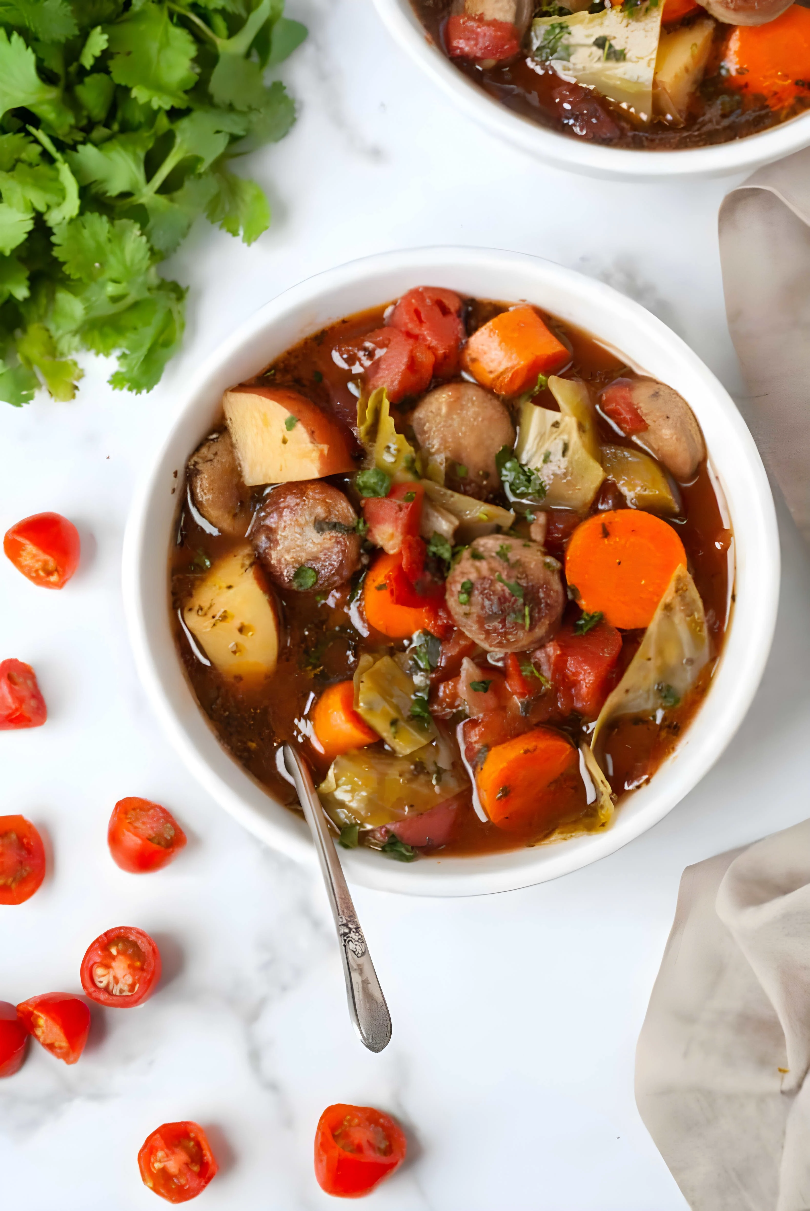Paleo Sausage Cabbage Soup