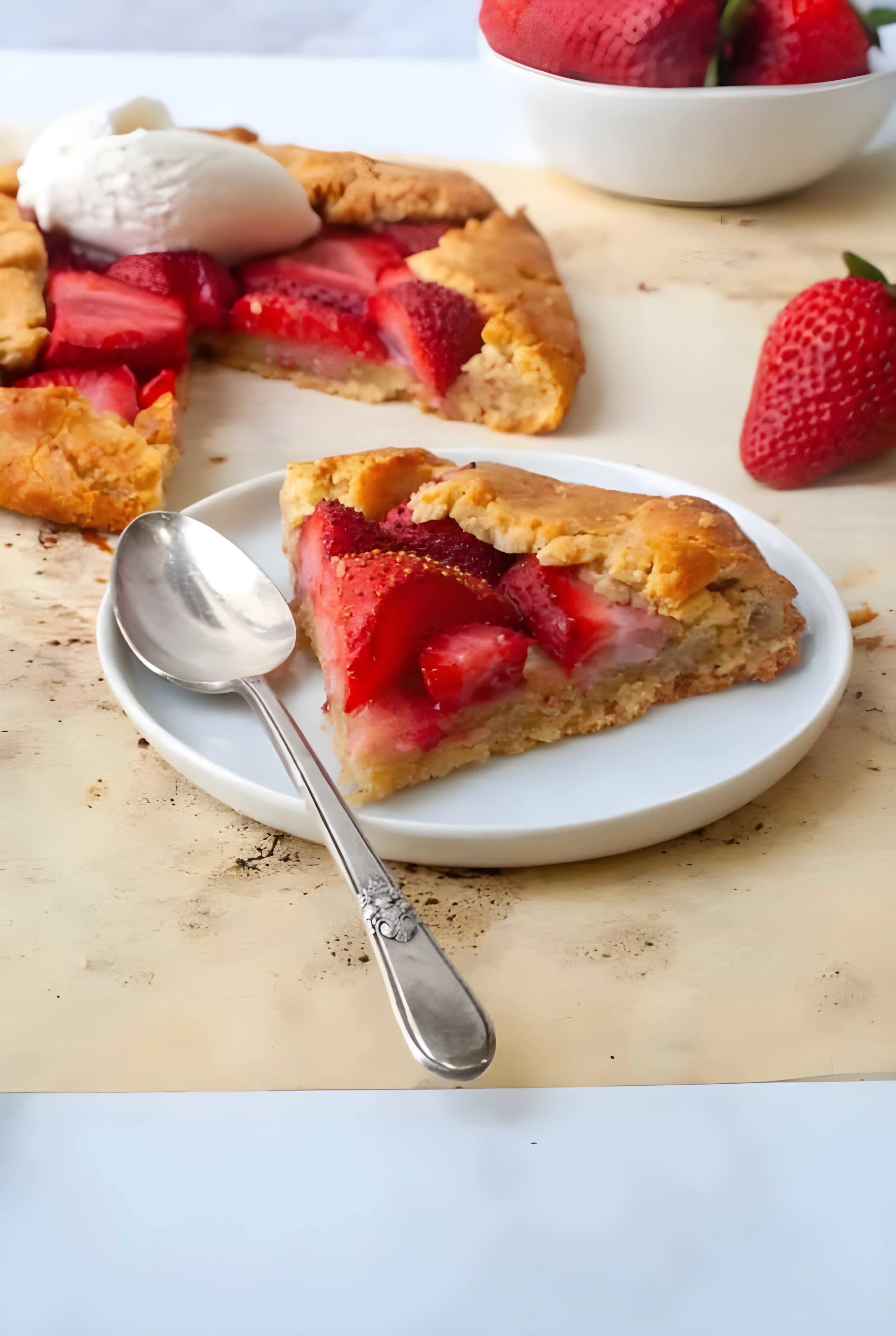Gluten Free Strawberry Galette Recipe