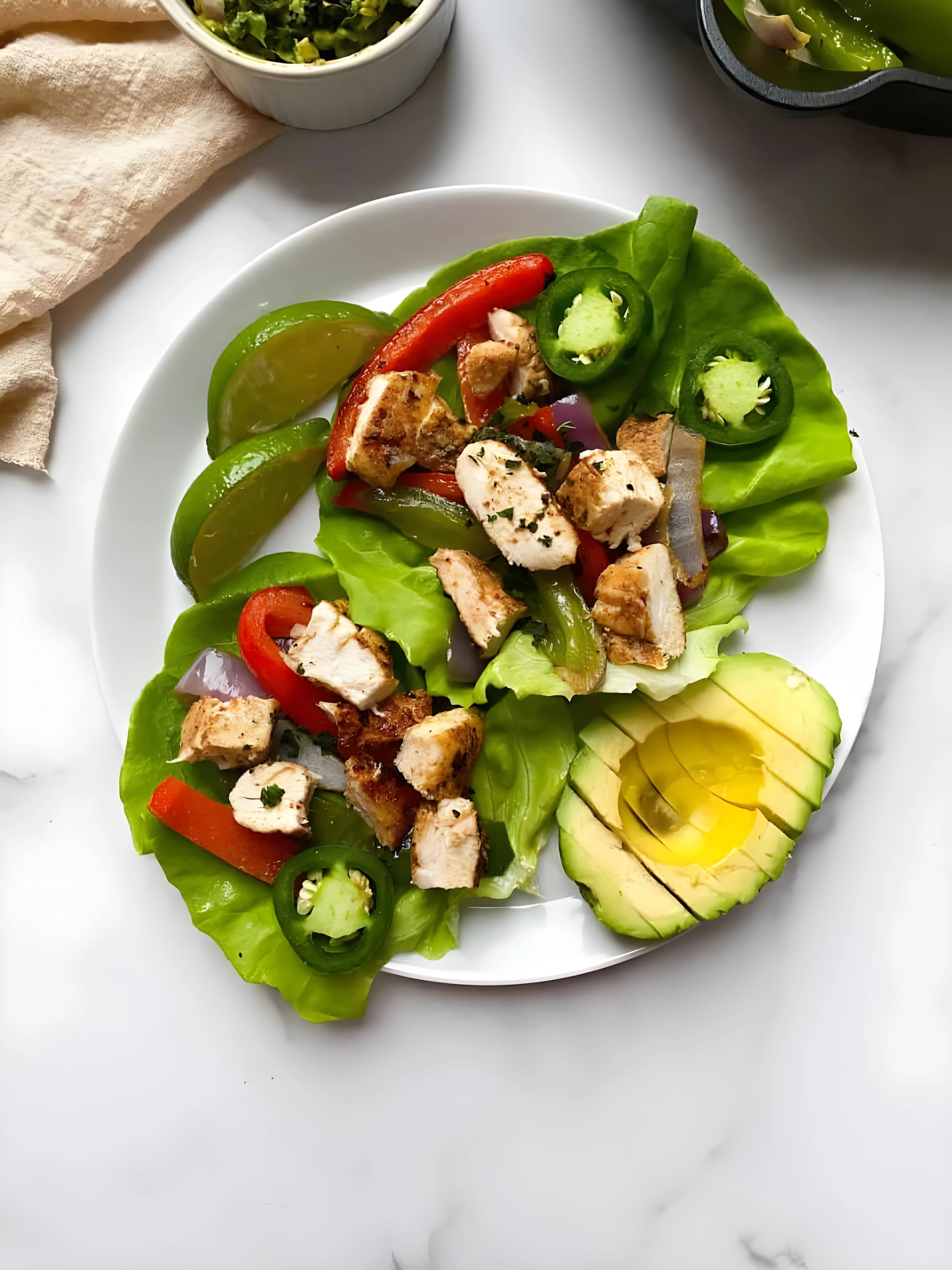 Whole30 Chicken Fajitas