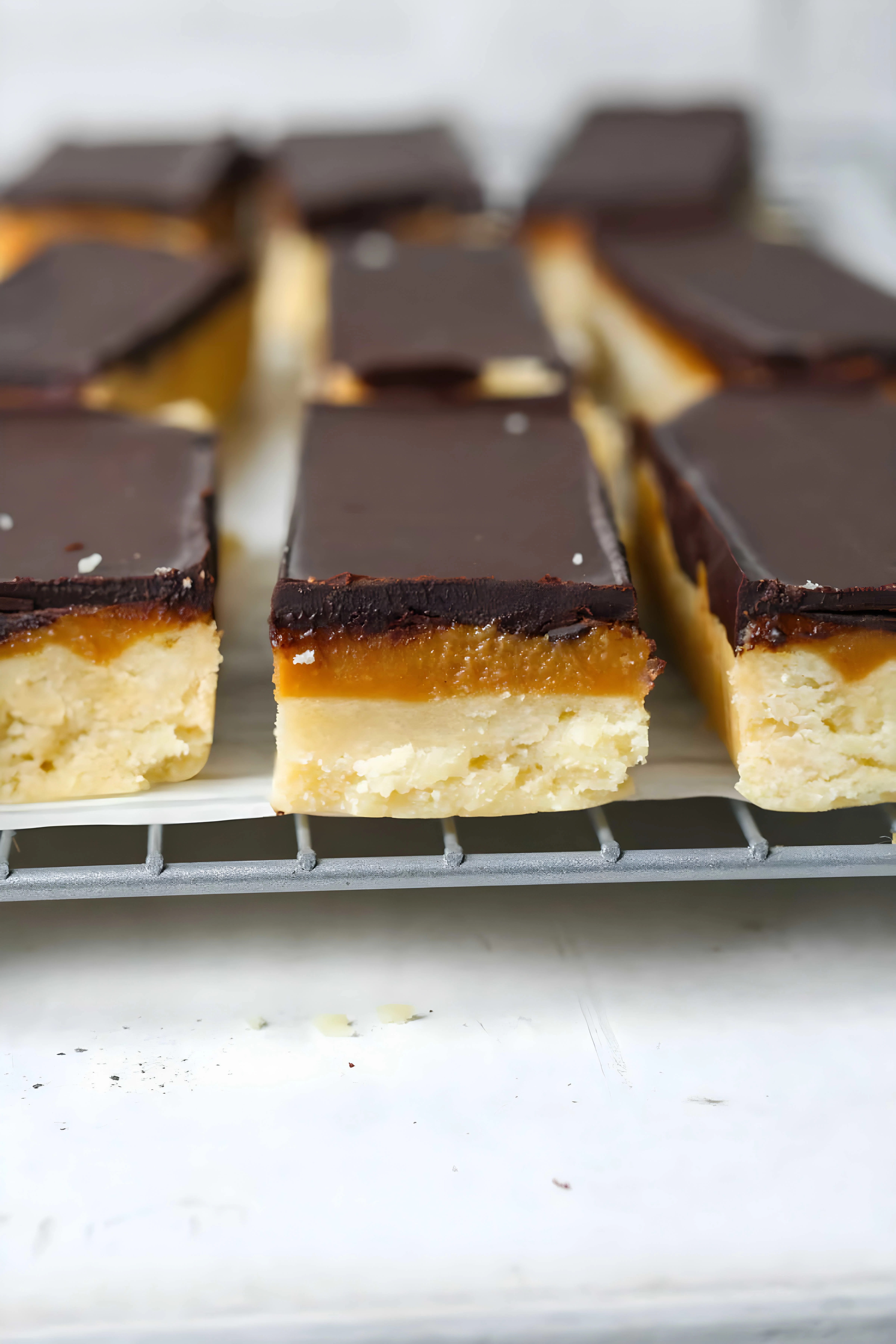 Healthy Twix Bars (Paleo, Vegan)