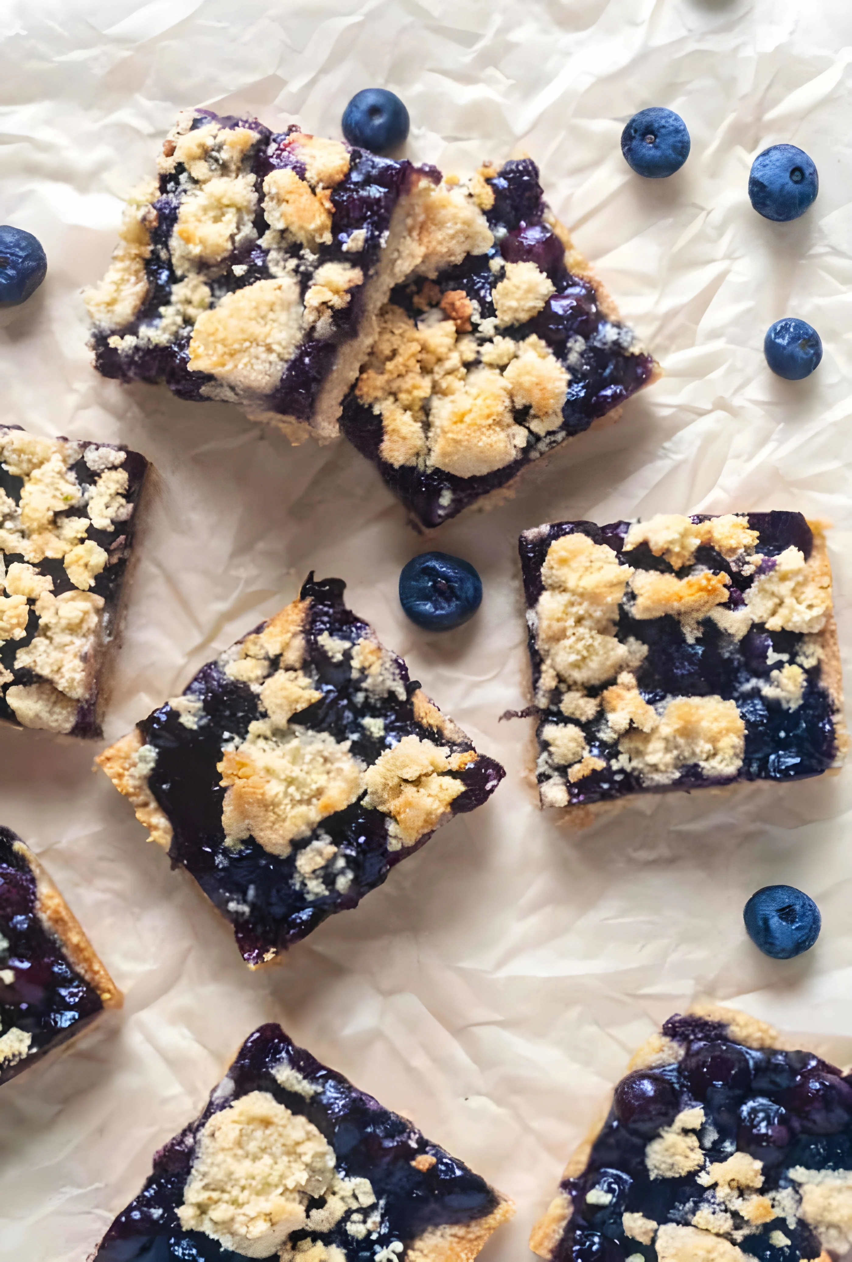 Paleo Blueberry Crumb Bars