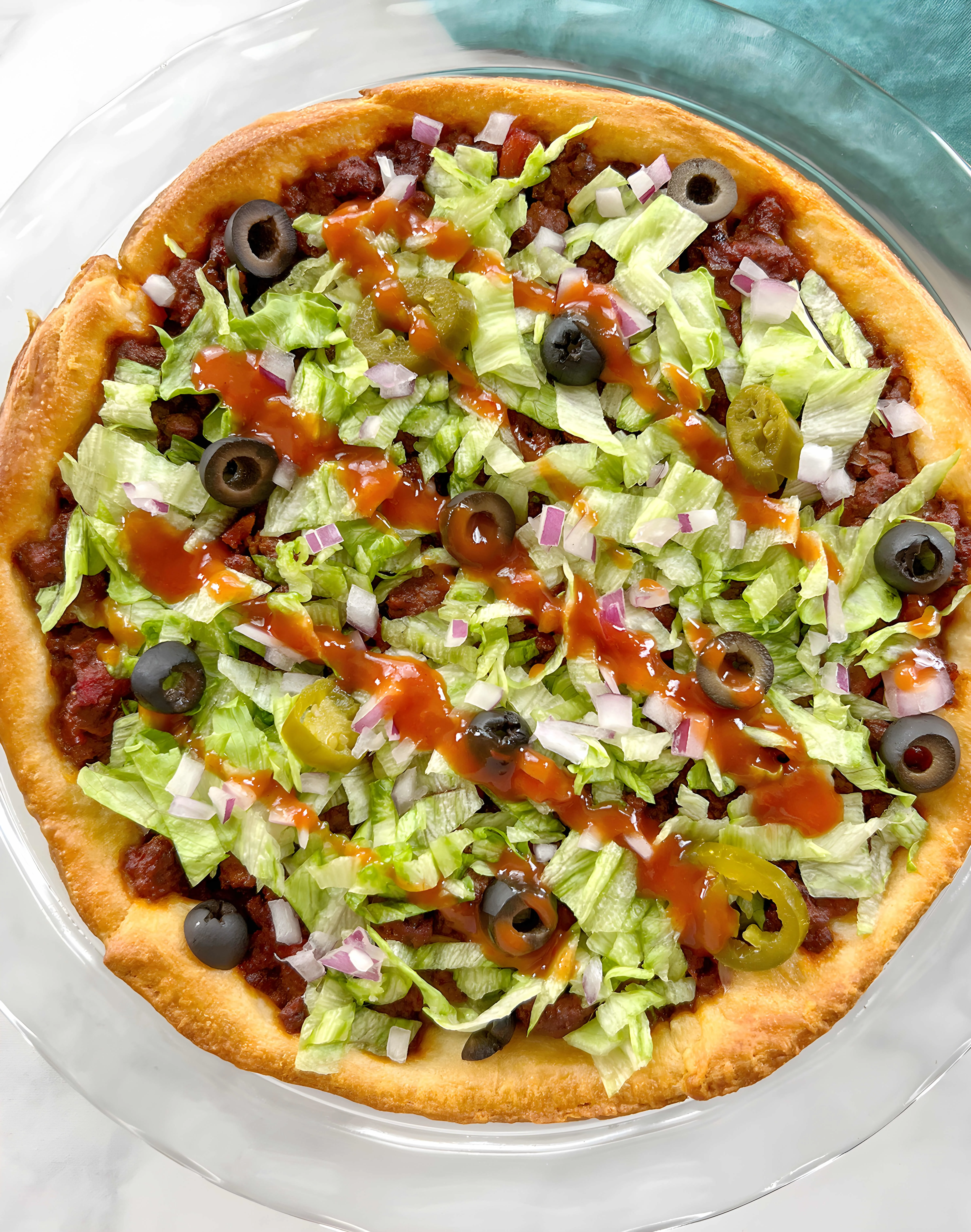 Crescent Roll Taco Bake