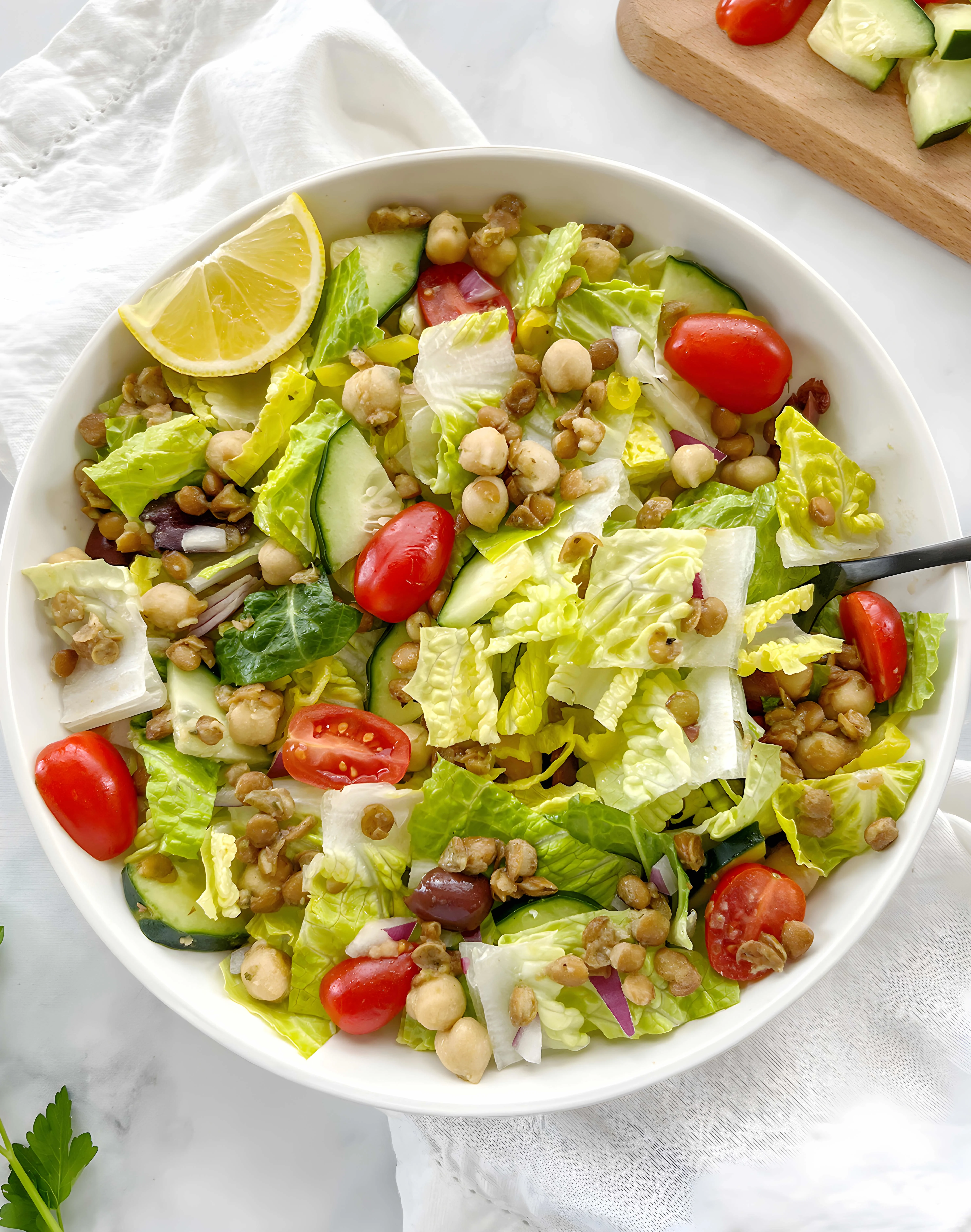 Chickpea and Lentil Salad
