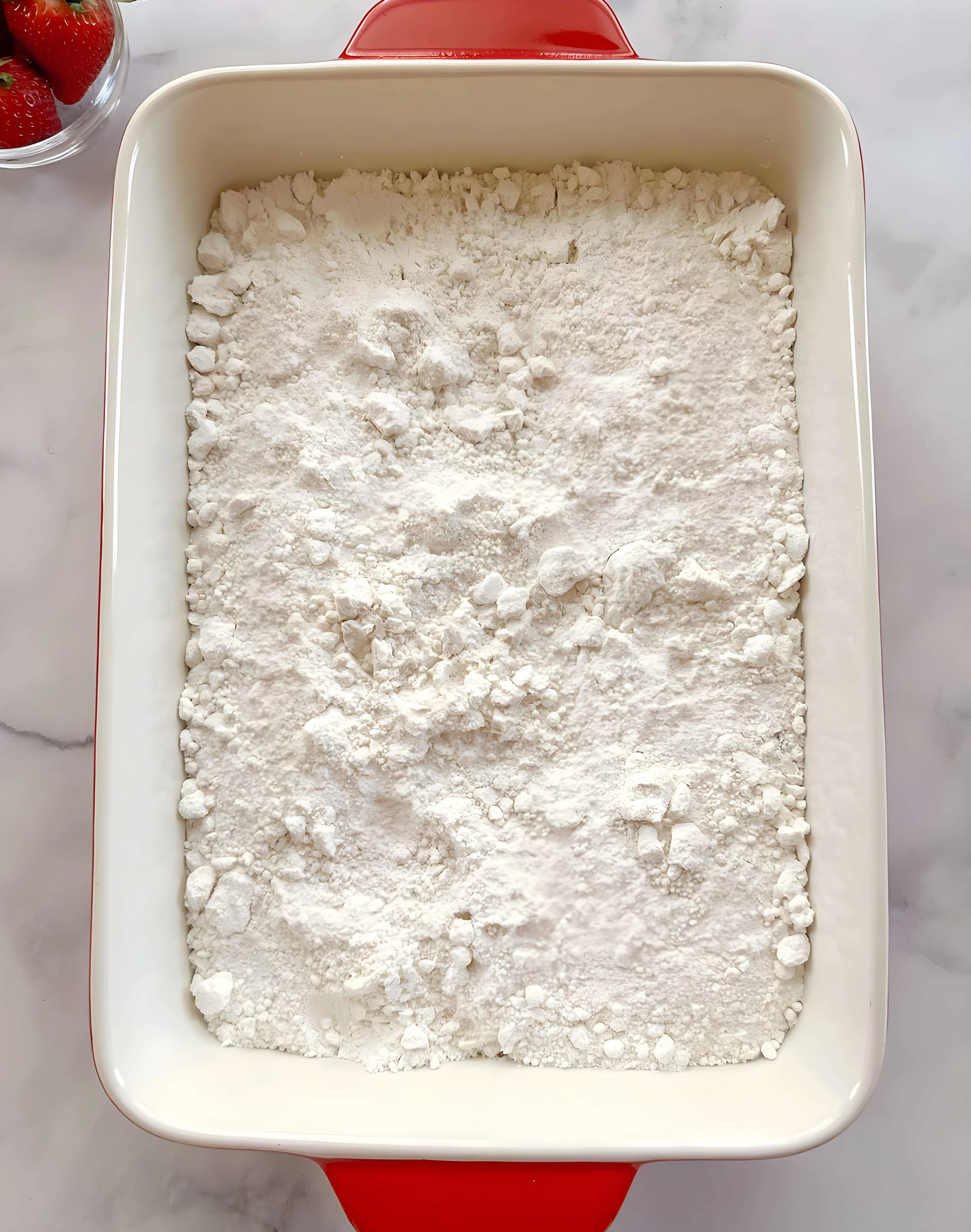 Vegan Strawberry Dump Cake