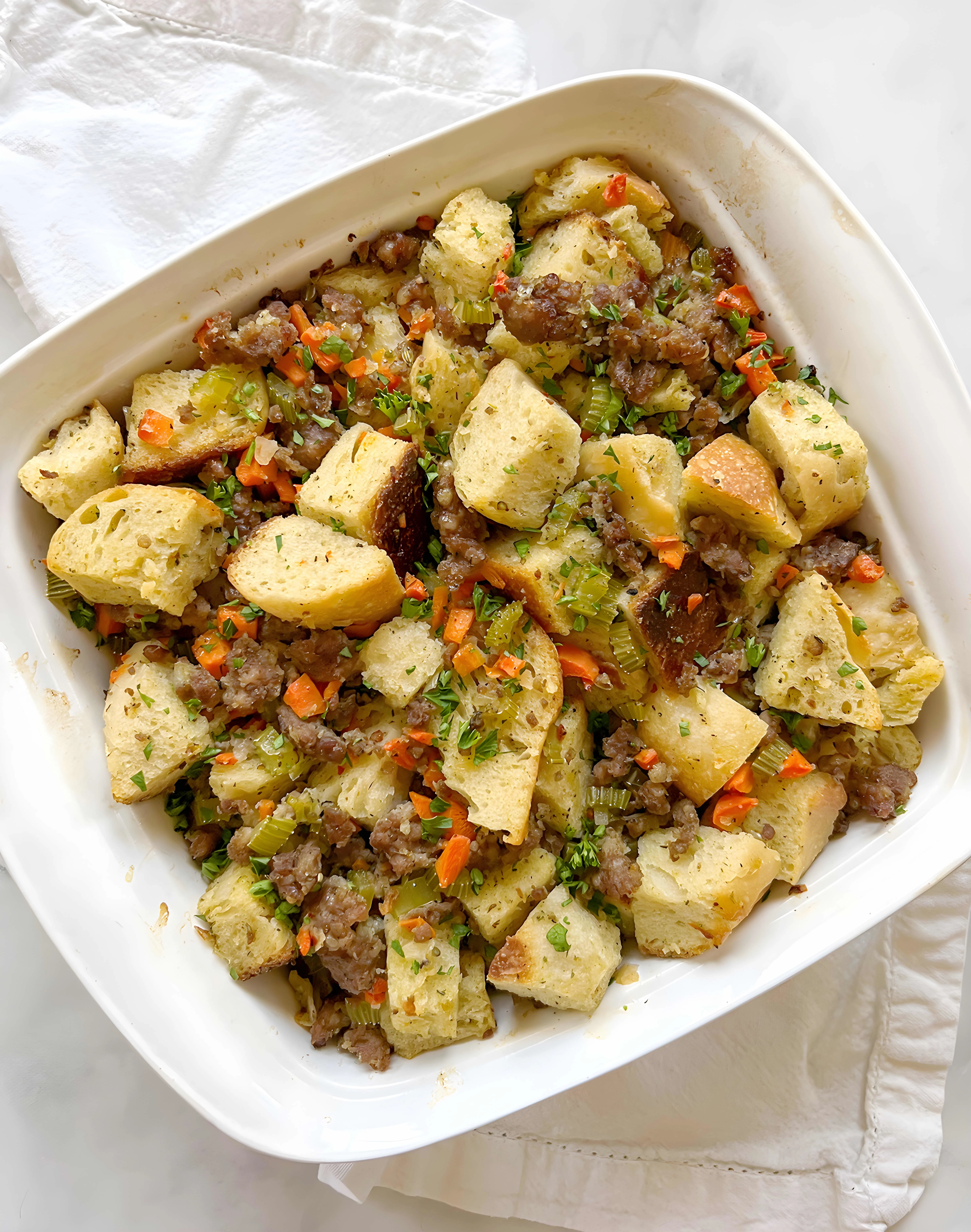 Sausage Stuffing Casserole