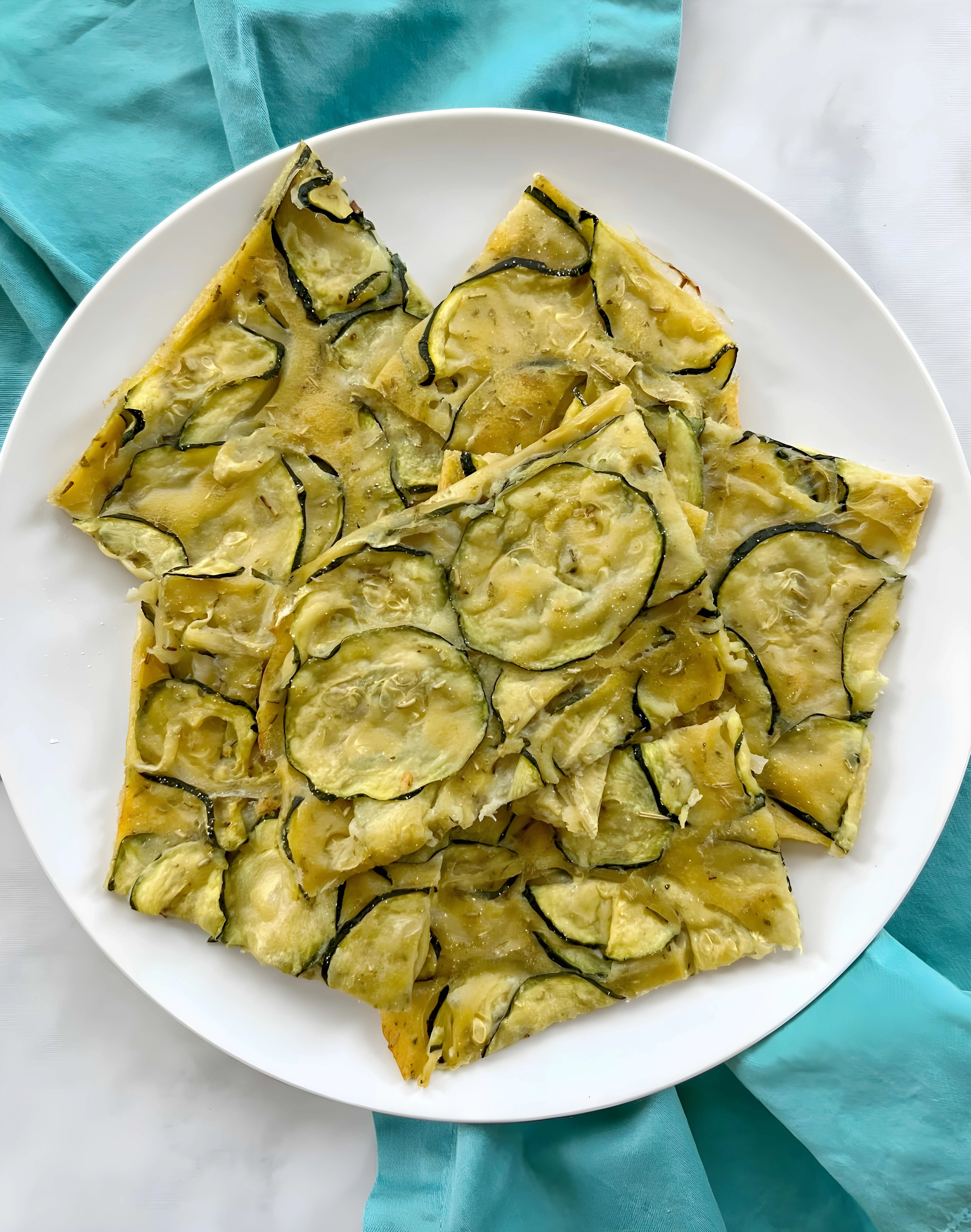 Vegan Zucchini Scarpaccia