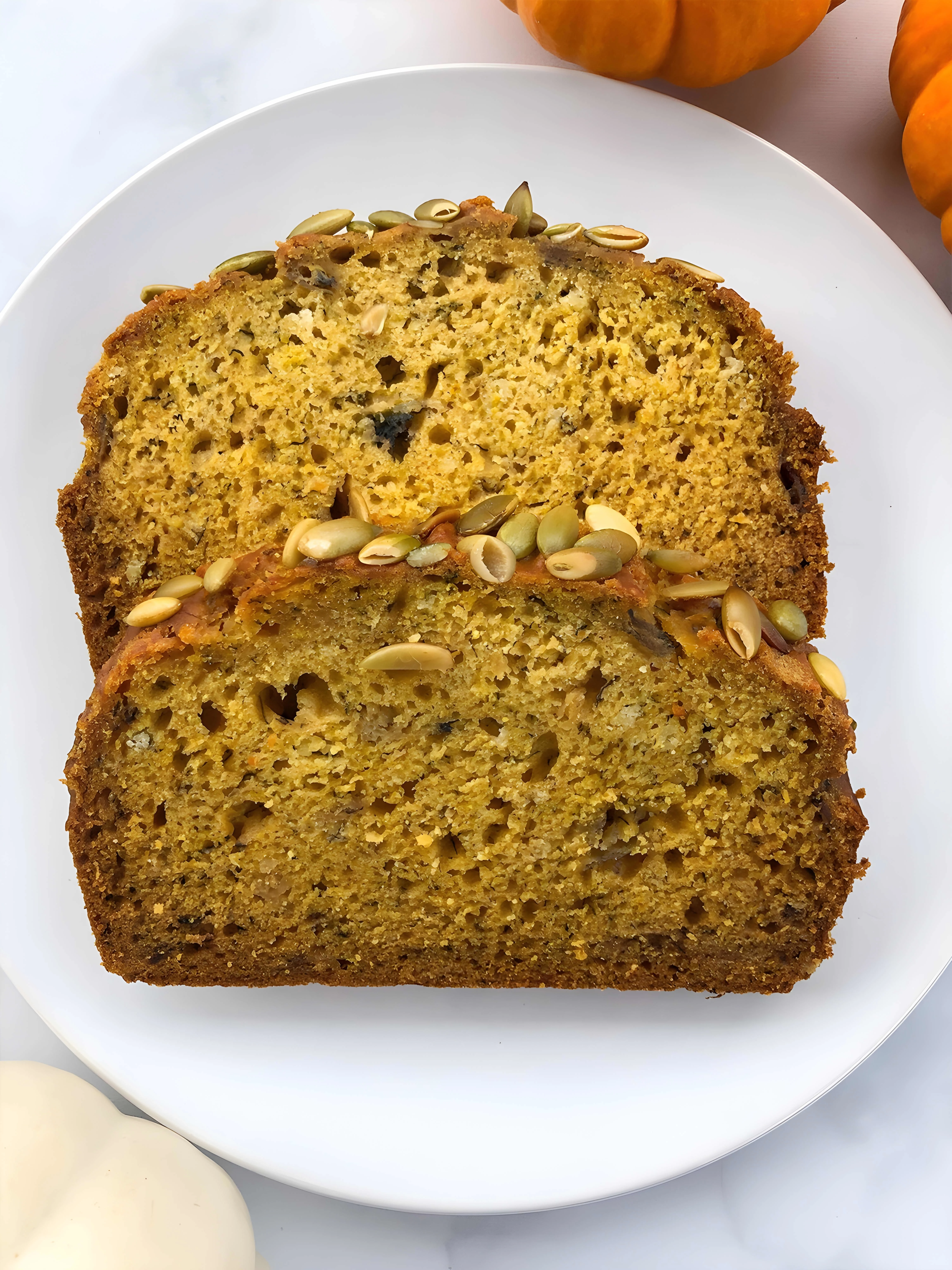 Vegan Pumpkin Banana Bread