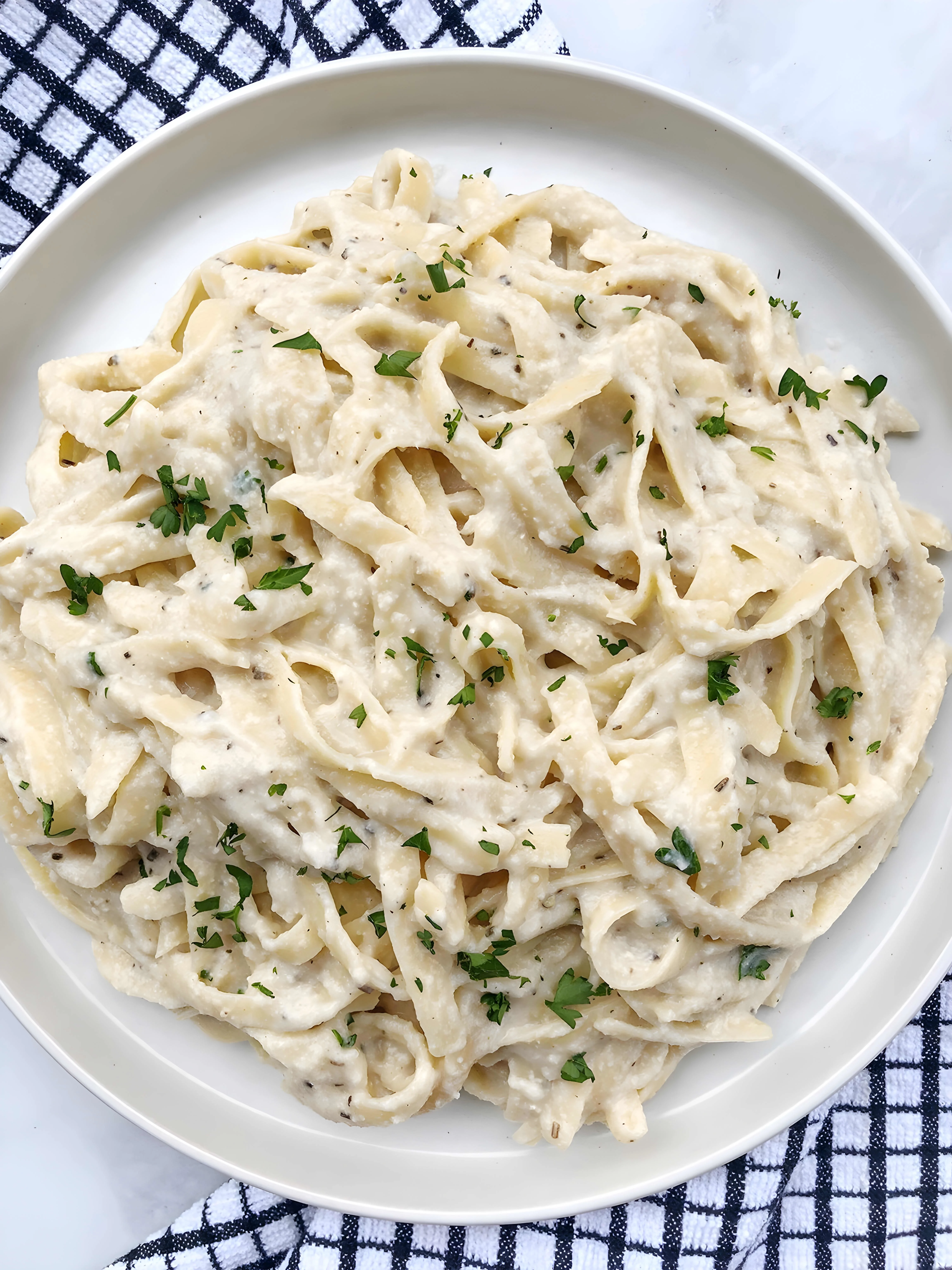Dairy-Free Fettuccine Alfredo