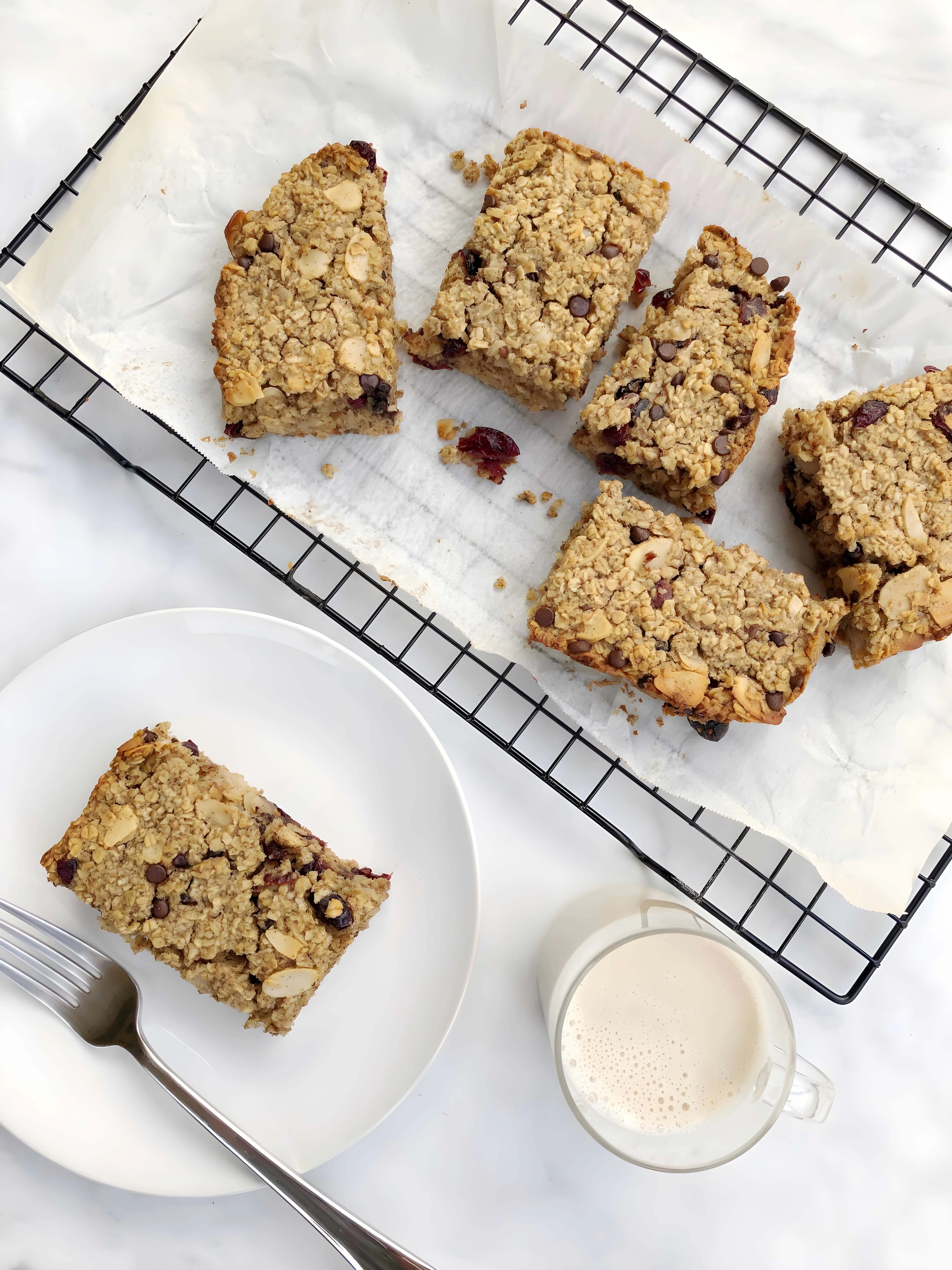 Dairy-Free Baked Oatmeal Bars