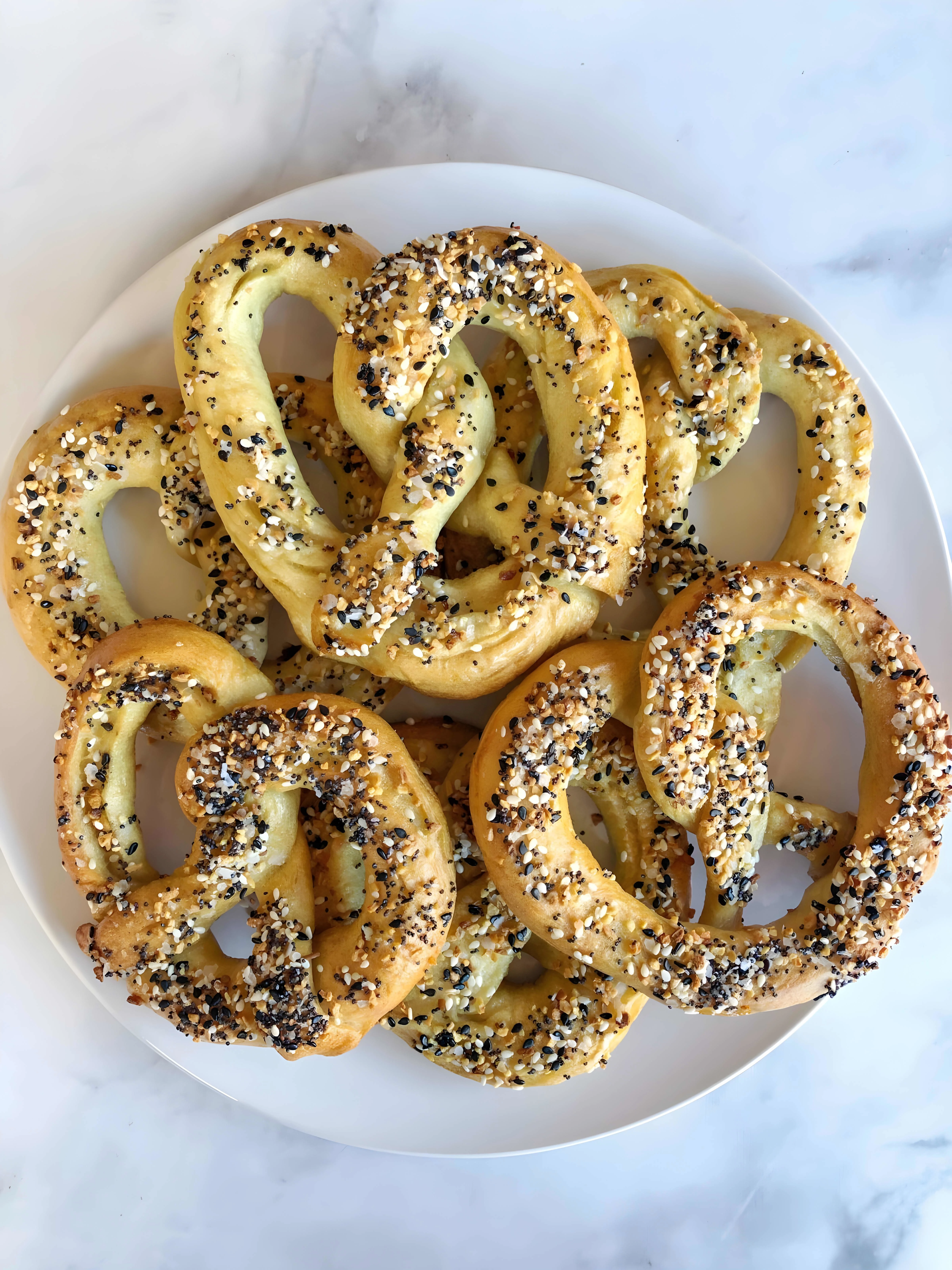Everything Bagel Soft Pretzels