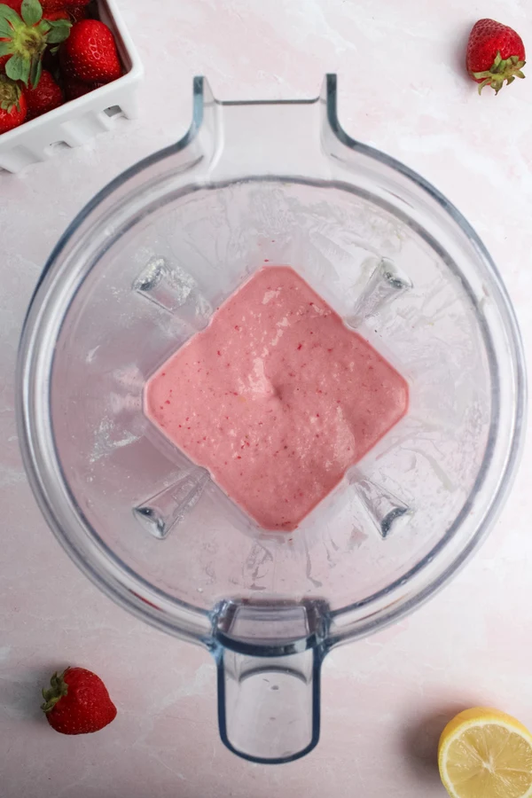 Strawberry Lemonade Protein Smoothie