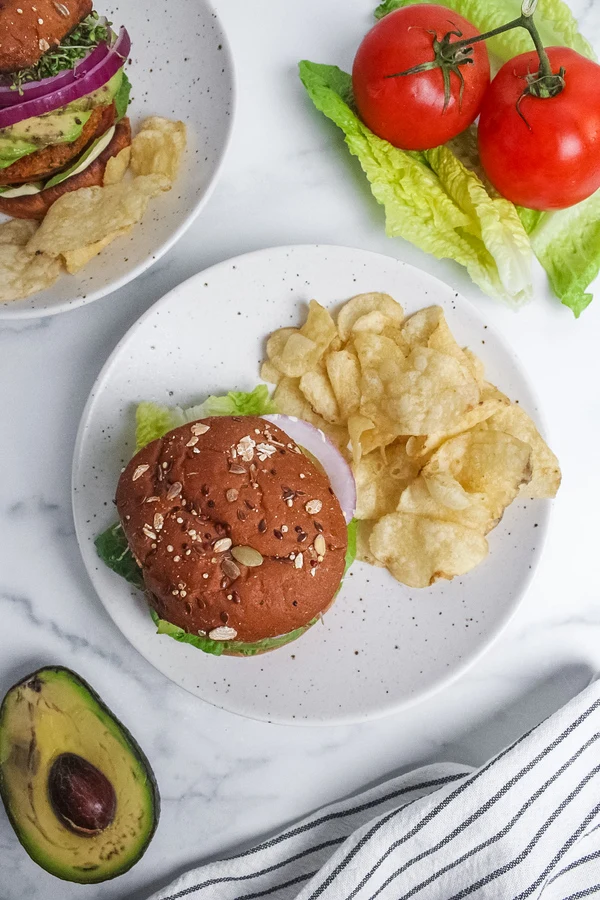 California-Style Veggie Burgers