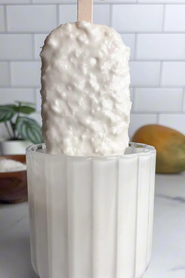 Mango Coconut Vegan Ice Cream Bars