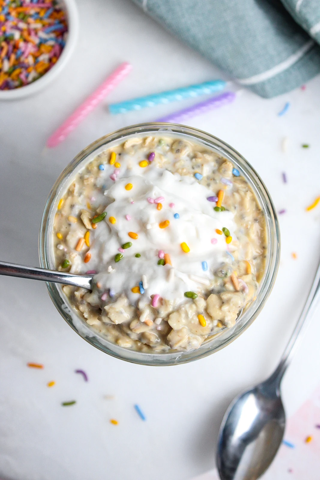 Birthday Cake Overnight Oats