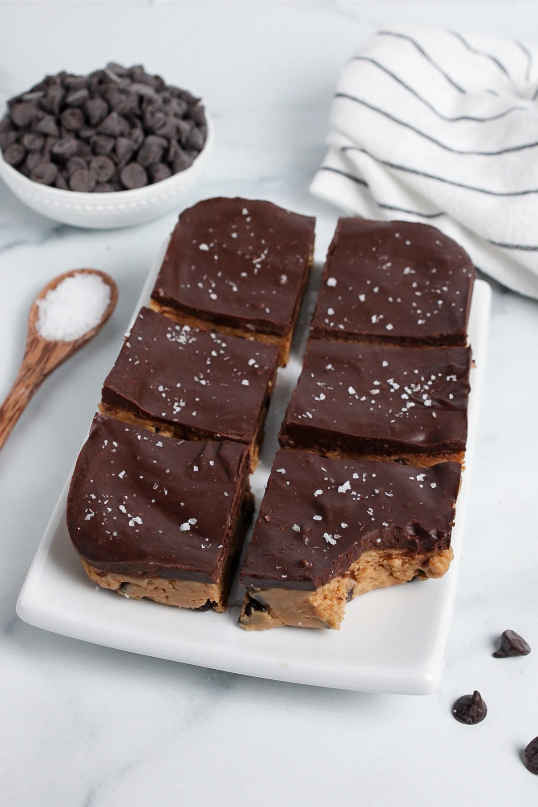 Cookie Dough Bars (Healthy, No-Bake)