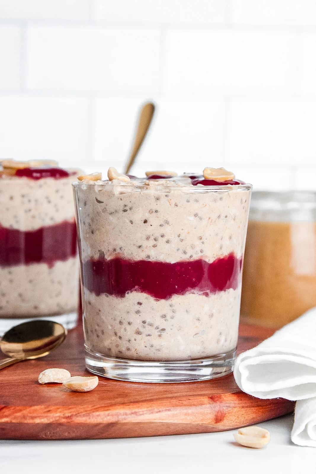 PB&J Overnight Oats