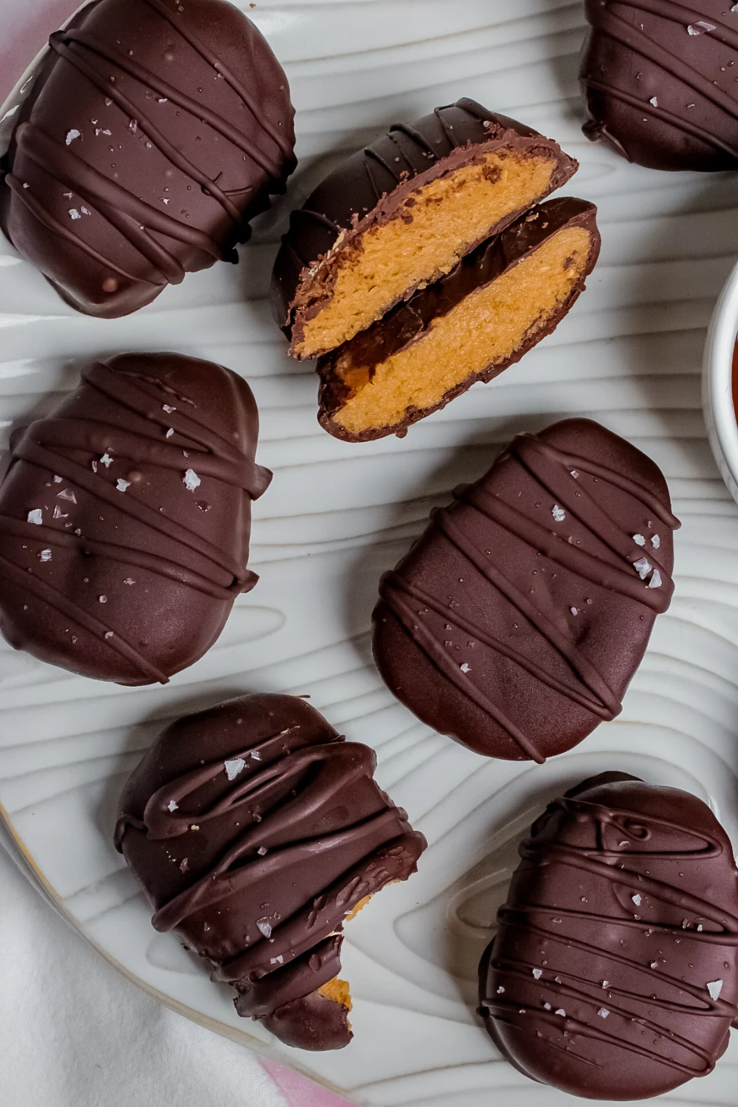 Healthy Reese's Eggs