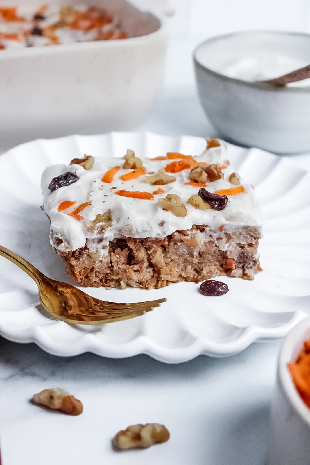 Carrot Cake Baked Oatmeal