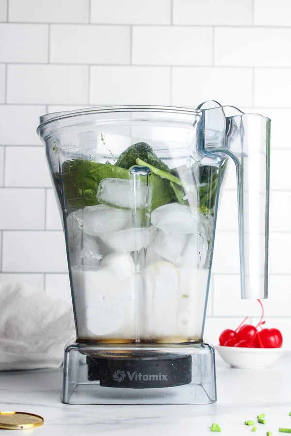 Healthy Vegan Shamrock Shake