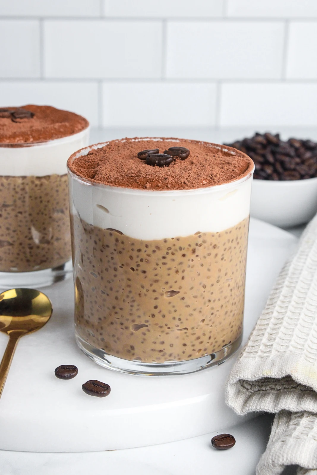 Tiramisu Chia Pudding