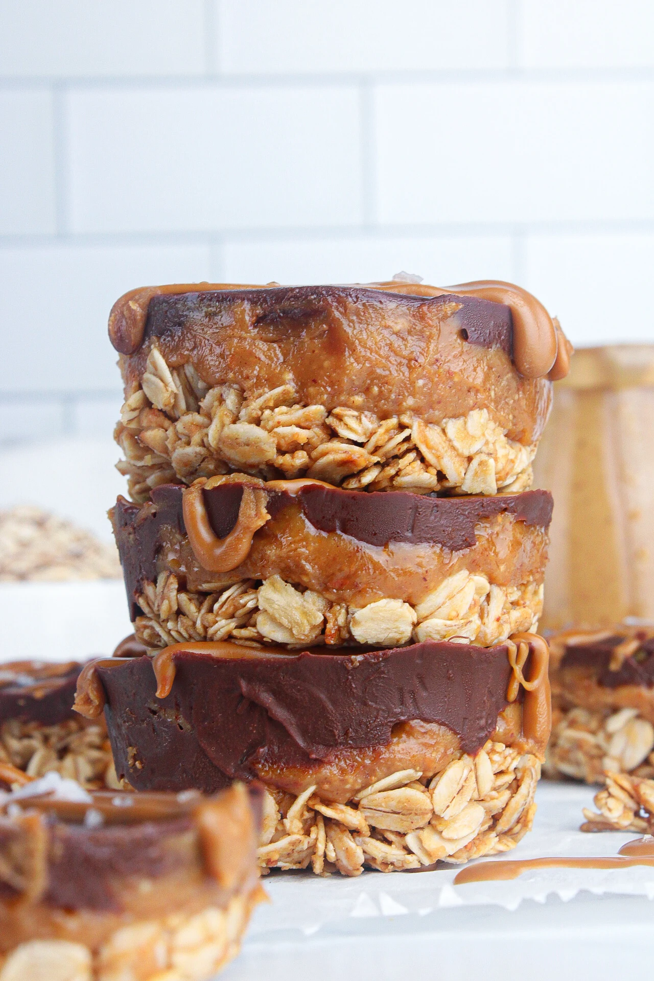 Chocolate Peanut Butter Oat Cups