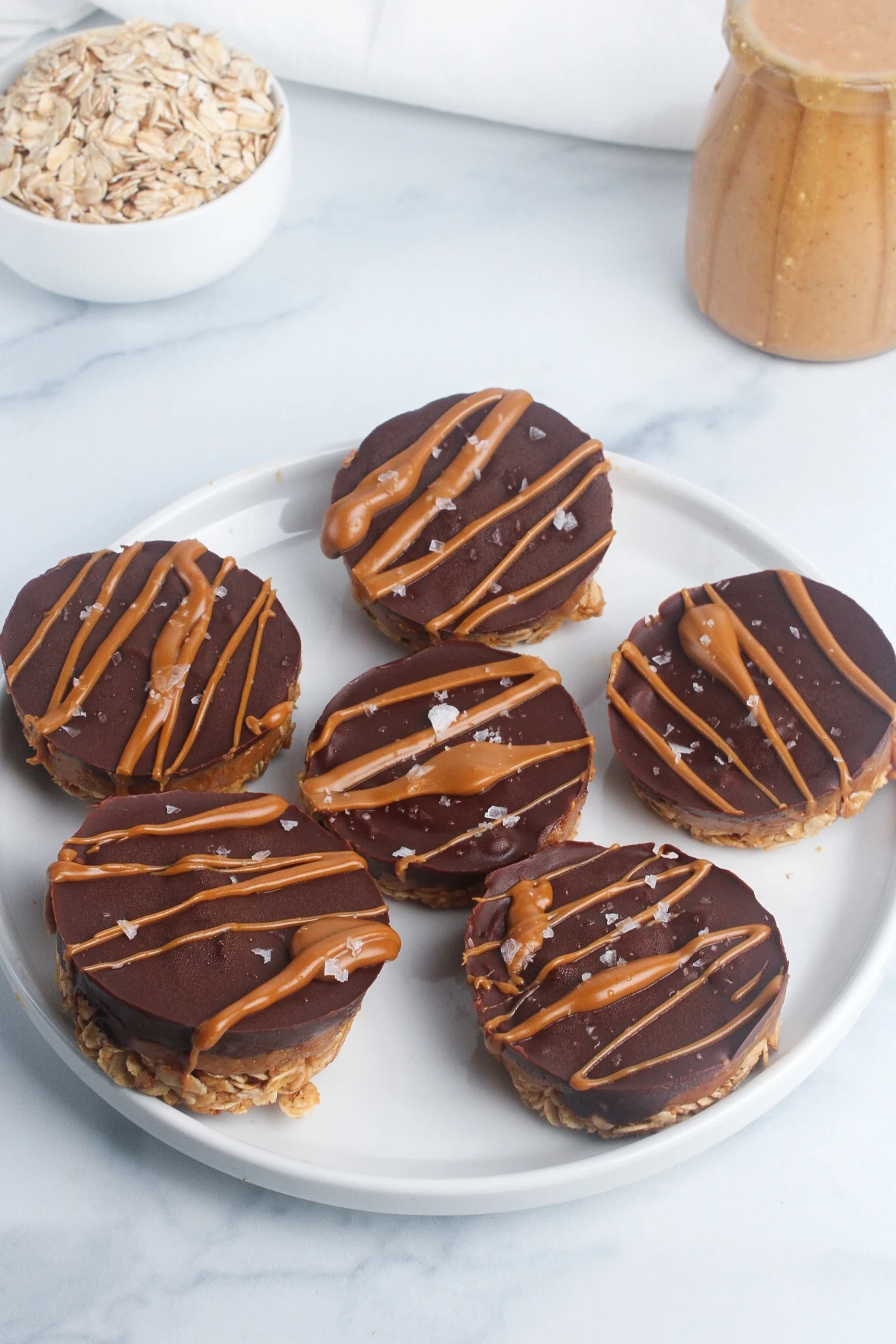 Chocolate Peanut Butter Oat Cups