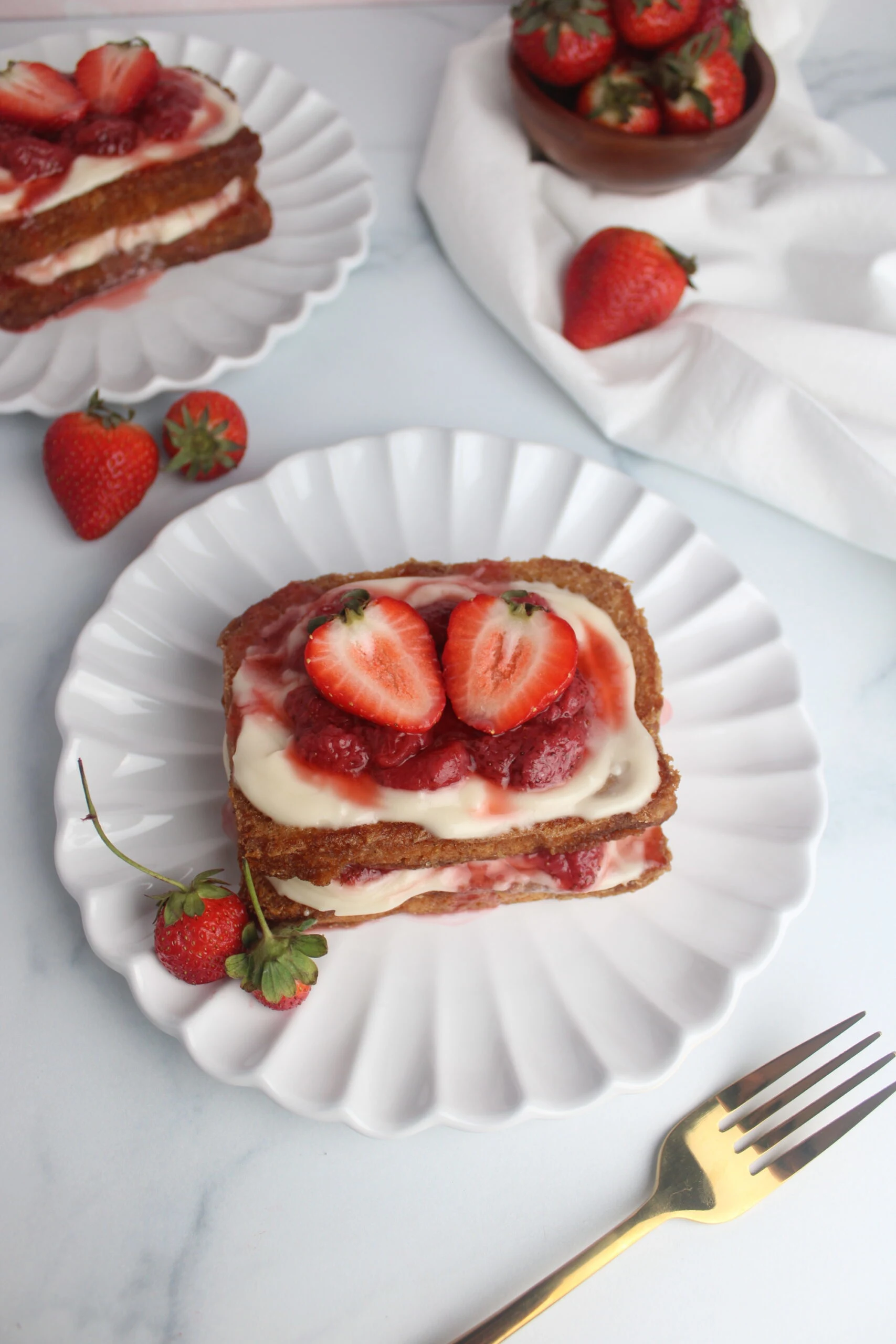 Strawberry Cheesecake French Toast