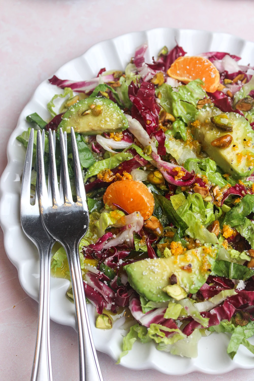 Radicchio Orange Pistachio Salad