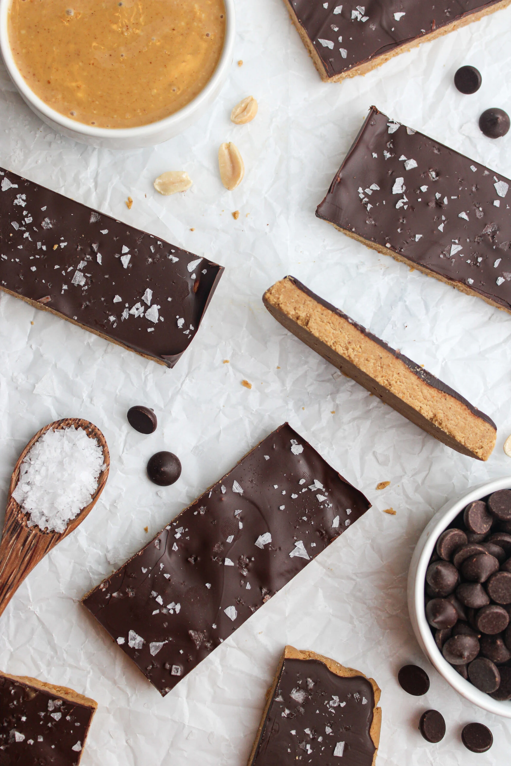 Chocolate Peanut Butter Protein Bars
