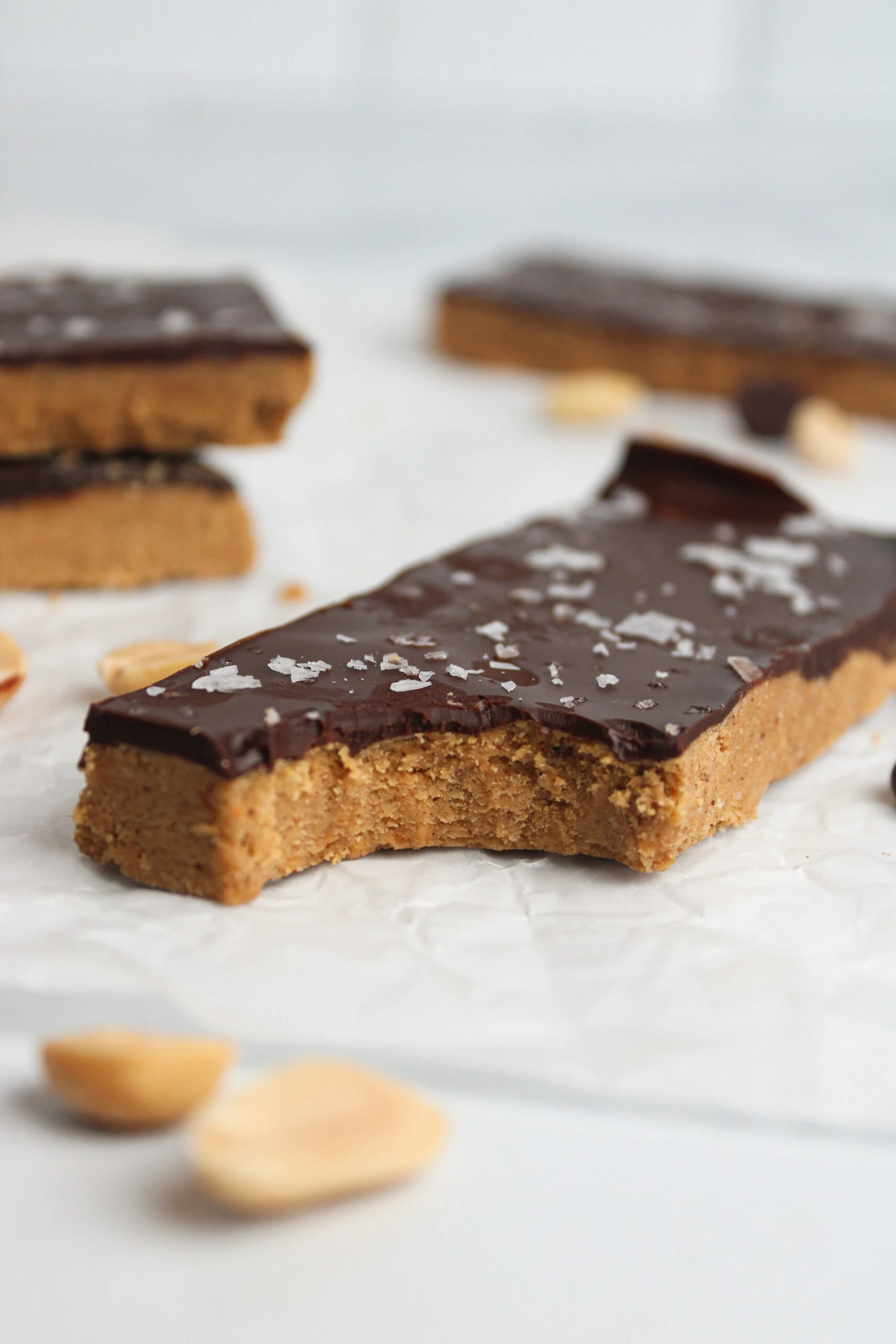Chocolate Peanut Butter Protein Bars