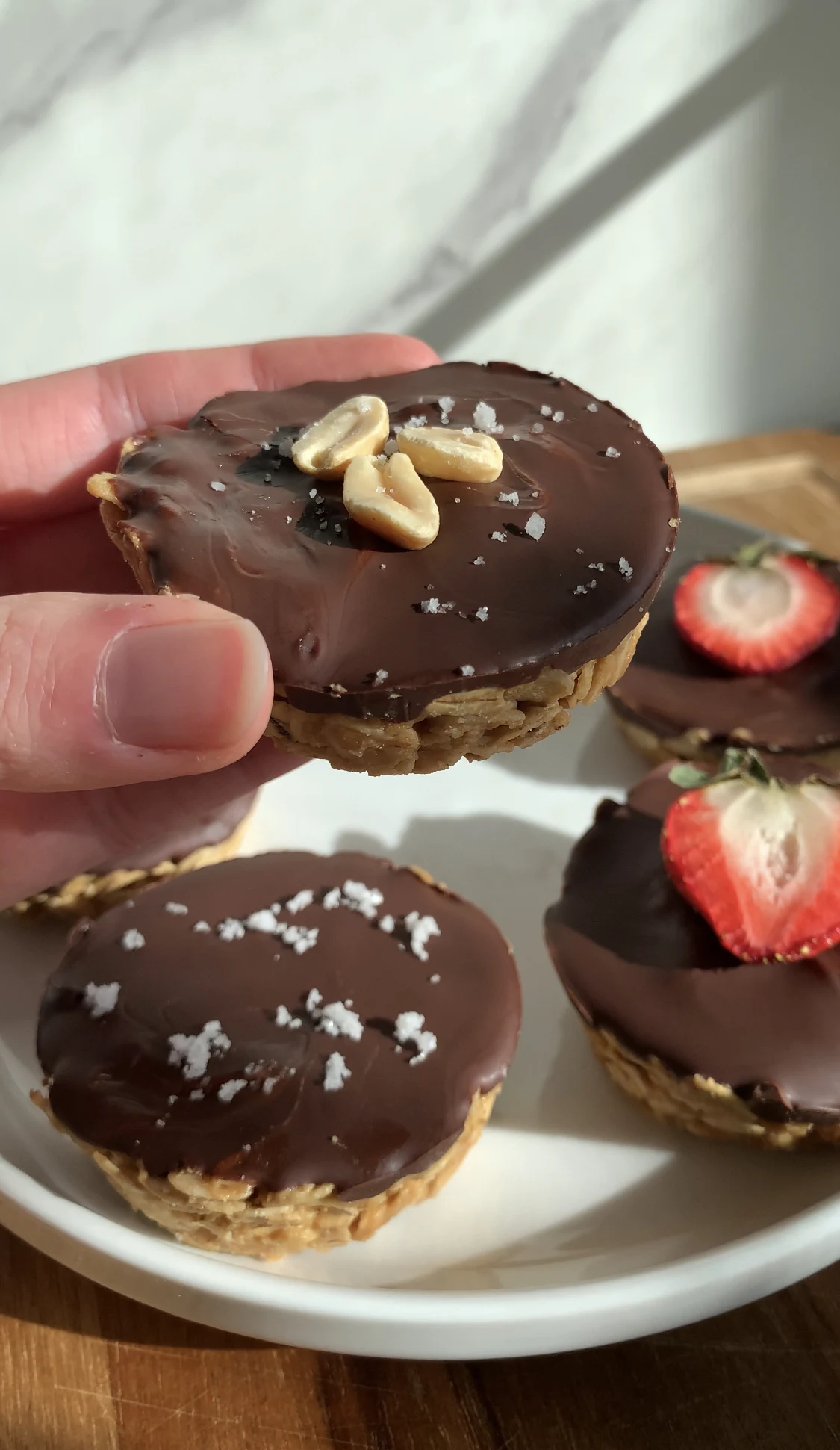 Peanut Butter & Jelly Oat Cups