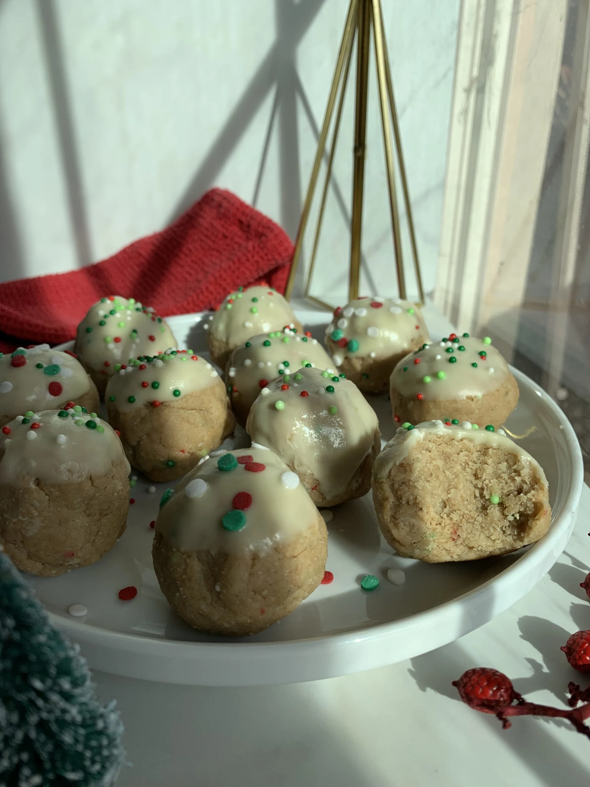 Sugar Cookie Protein Bites