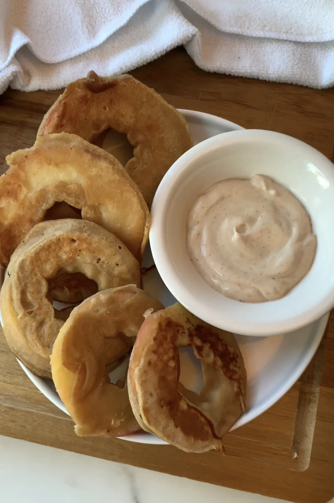 Apple Pancake Rings