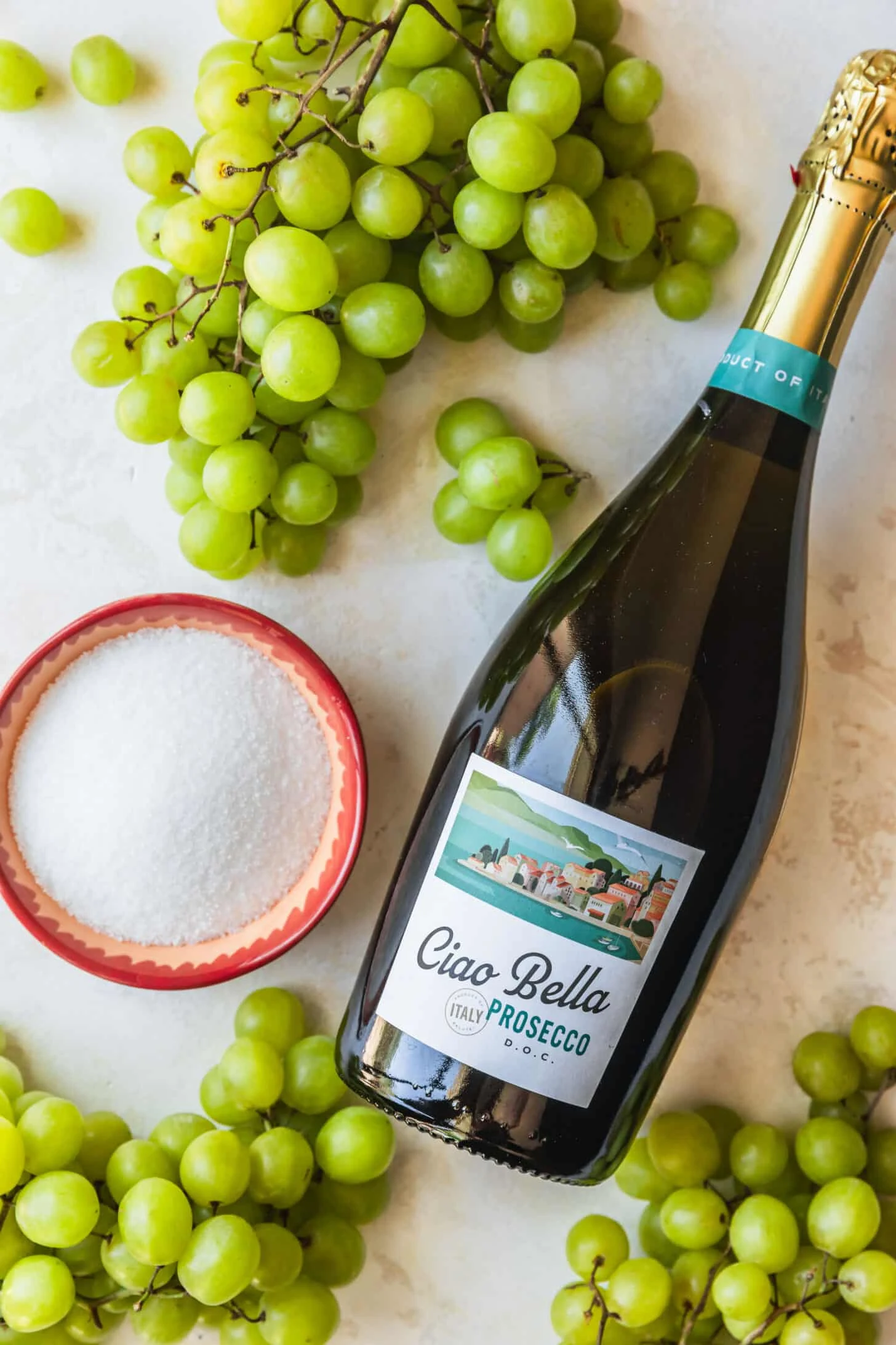 3-Ingredient Sugared Prosecco Grapes