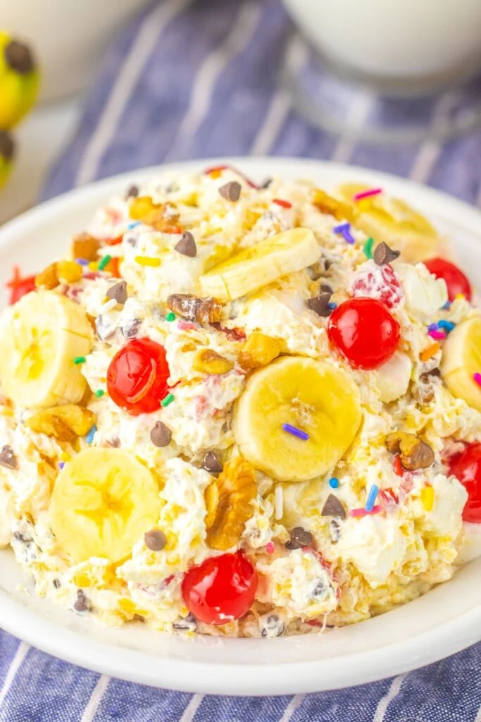 Banana Split Fluff Salad