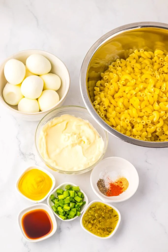 Deviled Egg Pasta Salad
