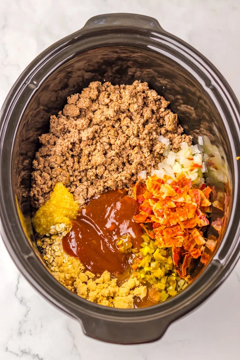 Slow Cooker Cowboy Sloppy Joes