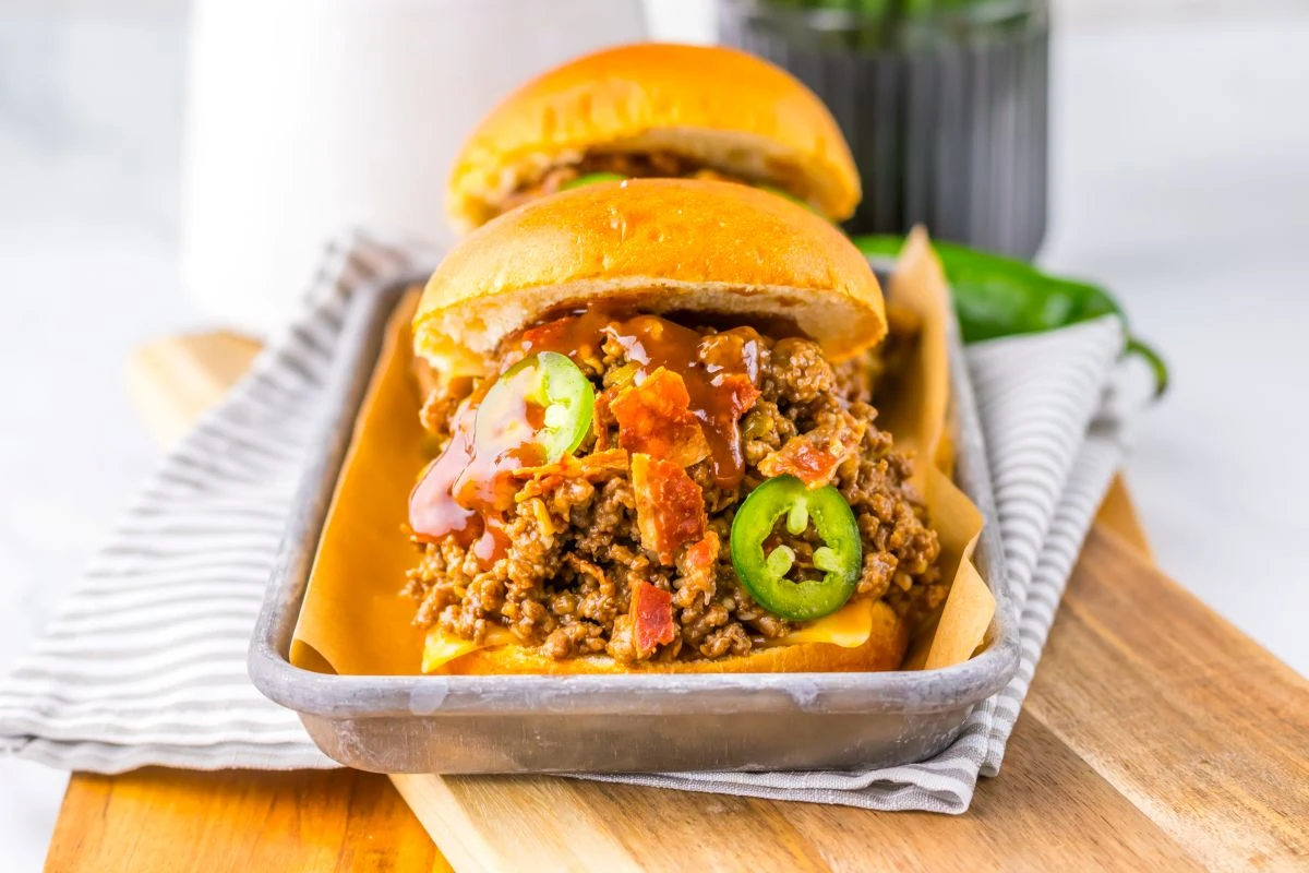 Slow Cooker Cowboy Sloppy Joes