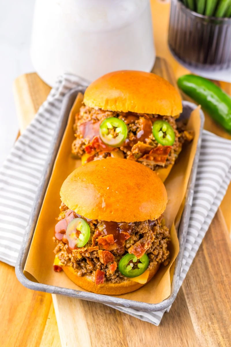 Slow Cooker Cowboy Sloppy Joes