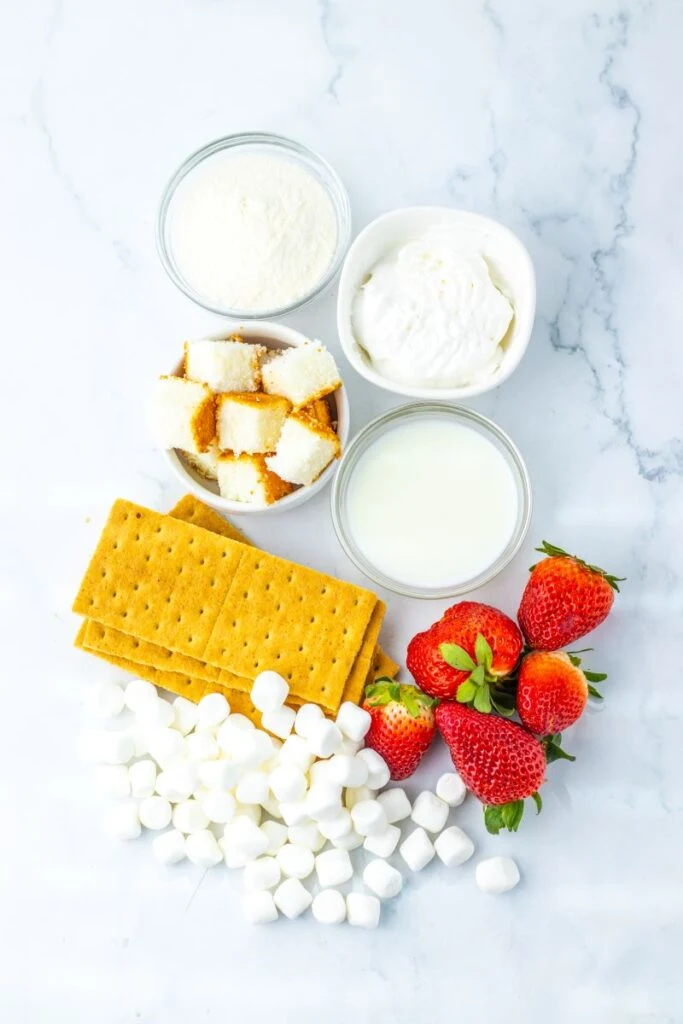 Strawberry Shortcake Fluff Salad