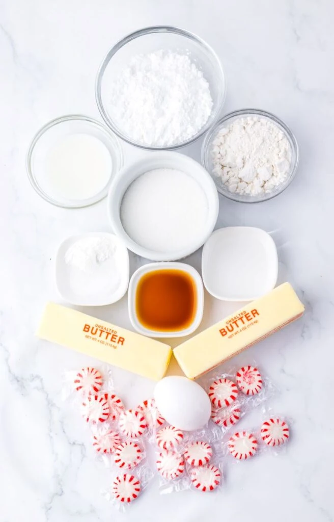 Peppermint Sugar Cookie Bars