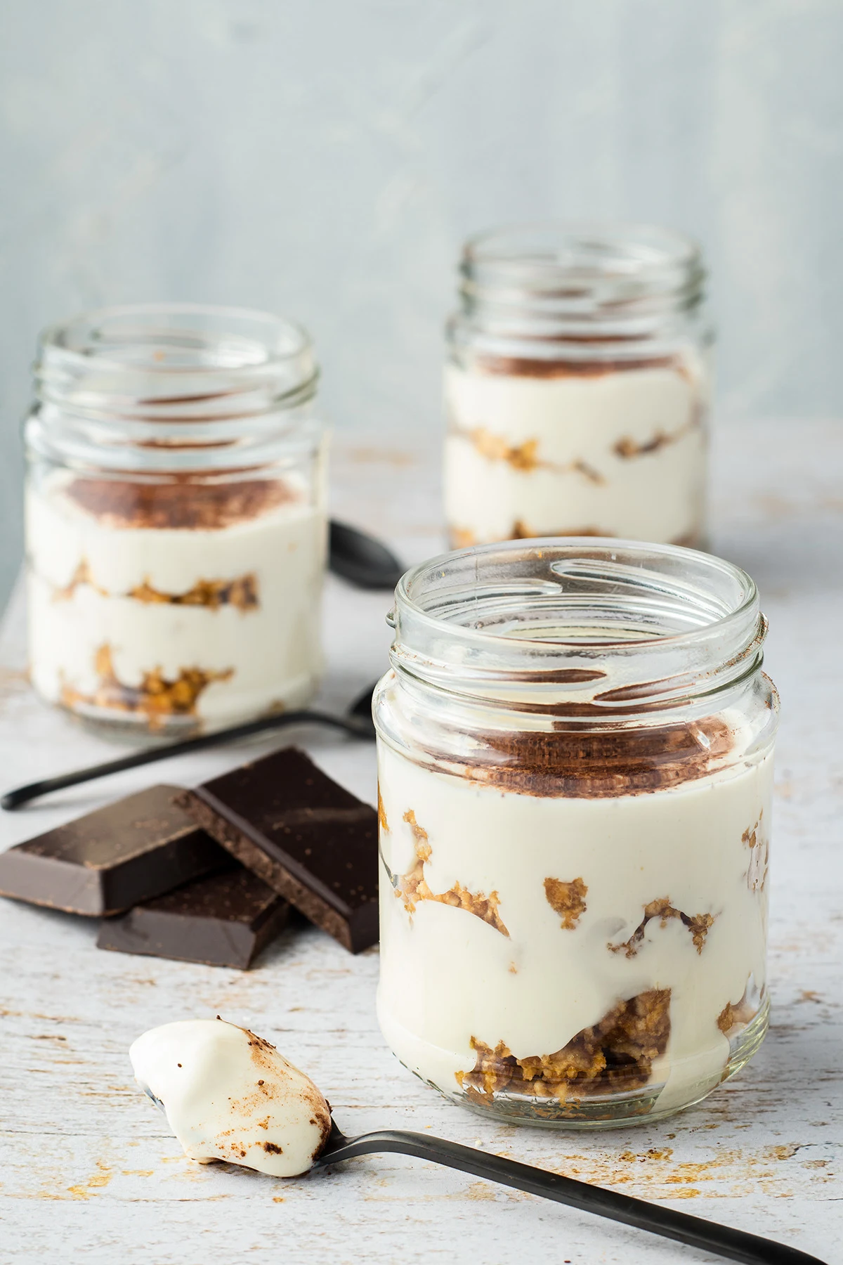 Fitness Tiramisu in a Glass