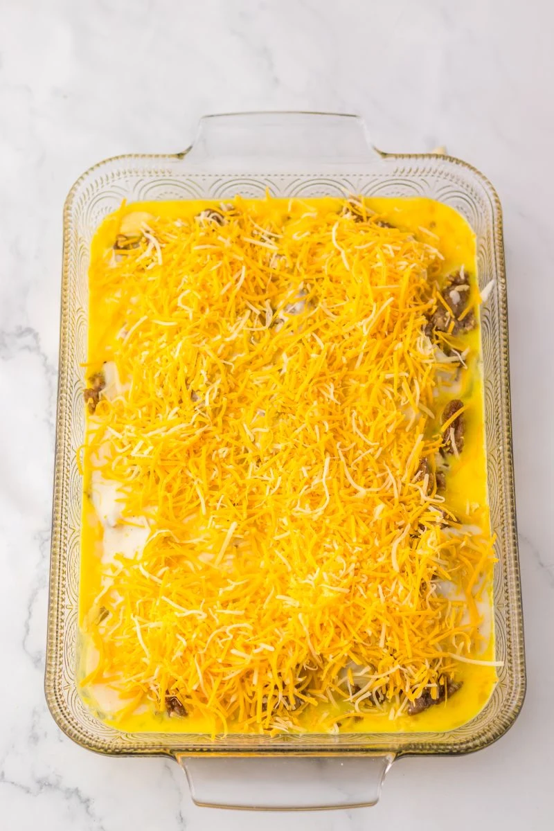 Sausage Biscuits and Gravy Casserole